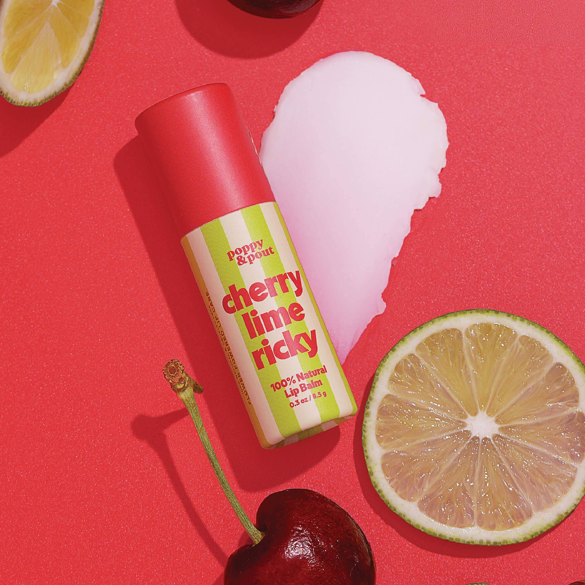 Lip Balm Retro Refreshers | Cherry Lime Ricky | Poppy and Pout