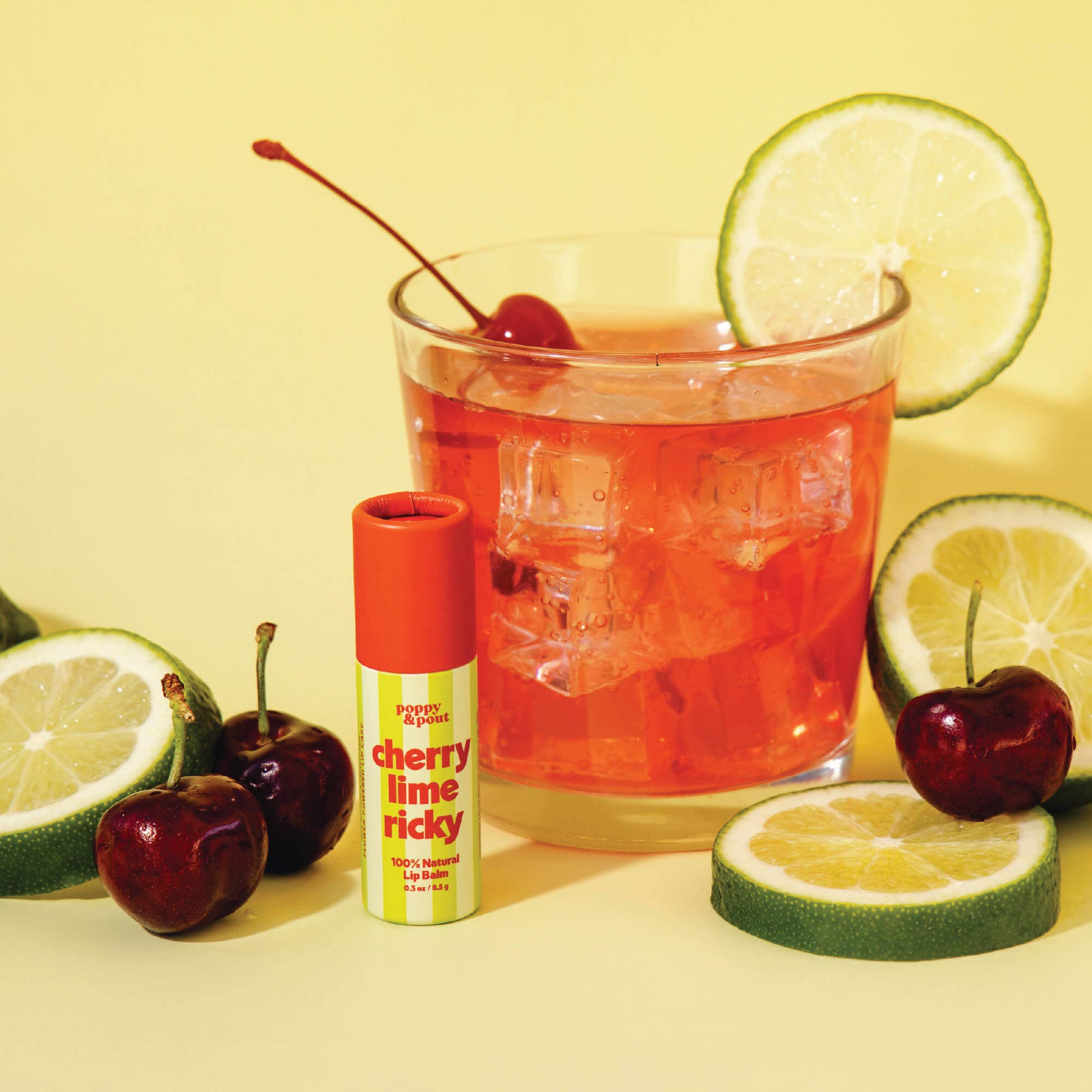 Lip Balm Retro Refreshers | Cherry Lime Ricky | Poppy and Pout