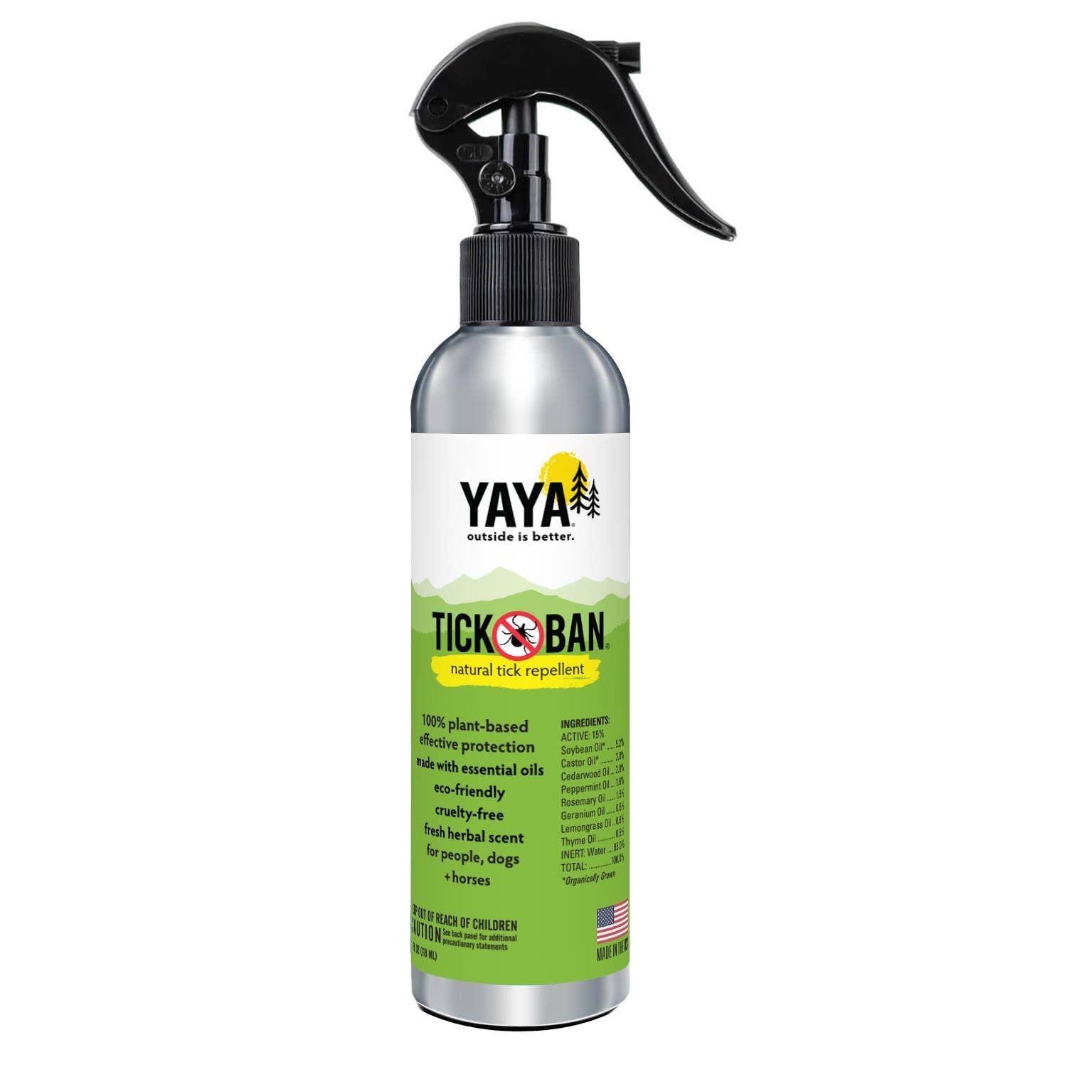 Tick Ban All-Natural Tick Repellent - 8 oz | Yaya
