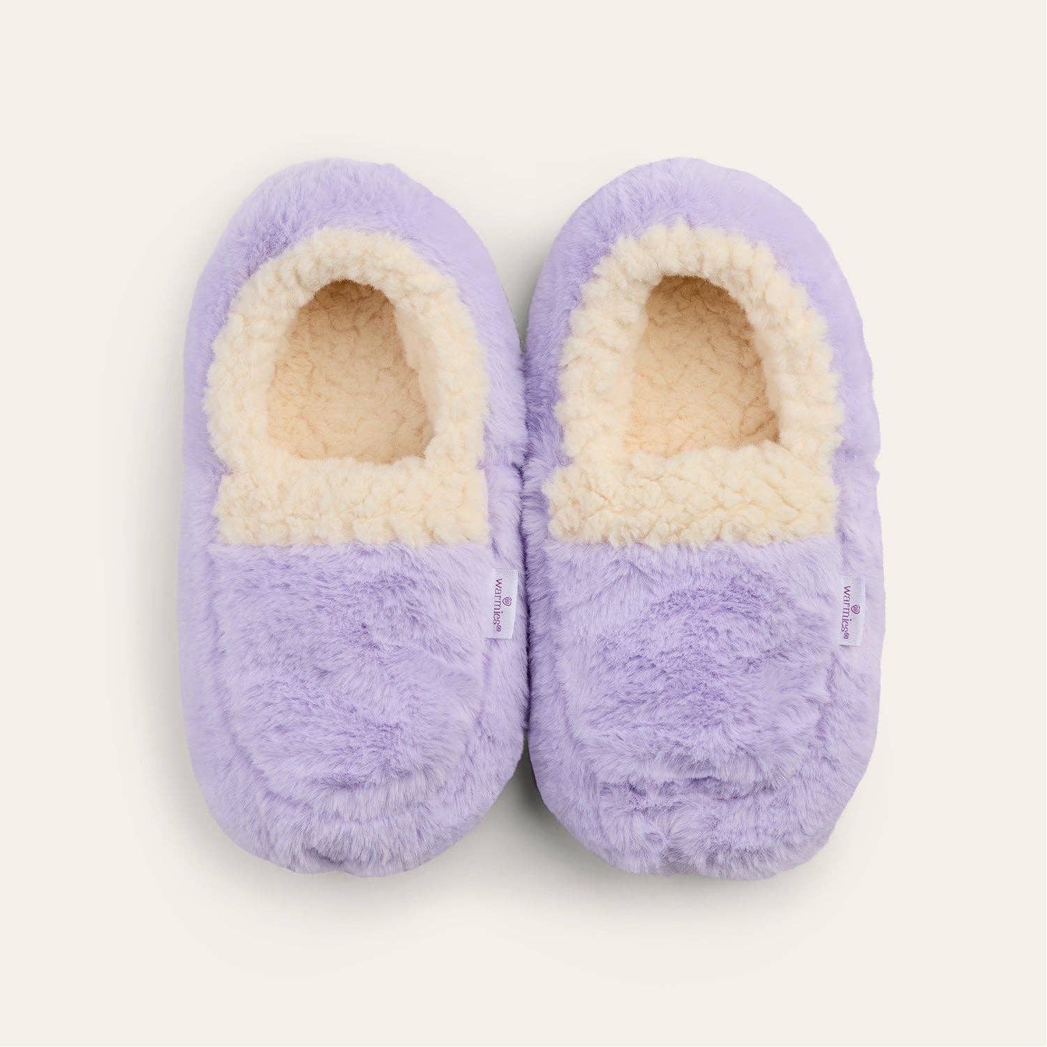 Sherpa Lavender Slippers | Warmies