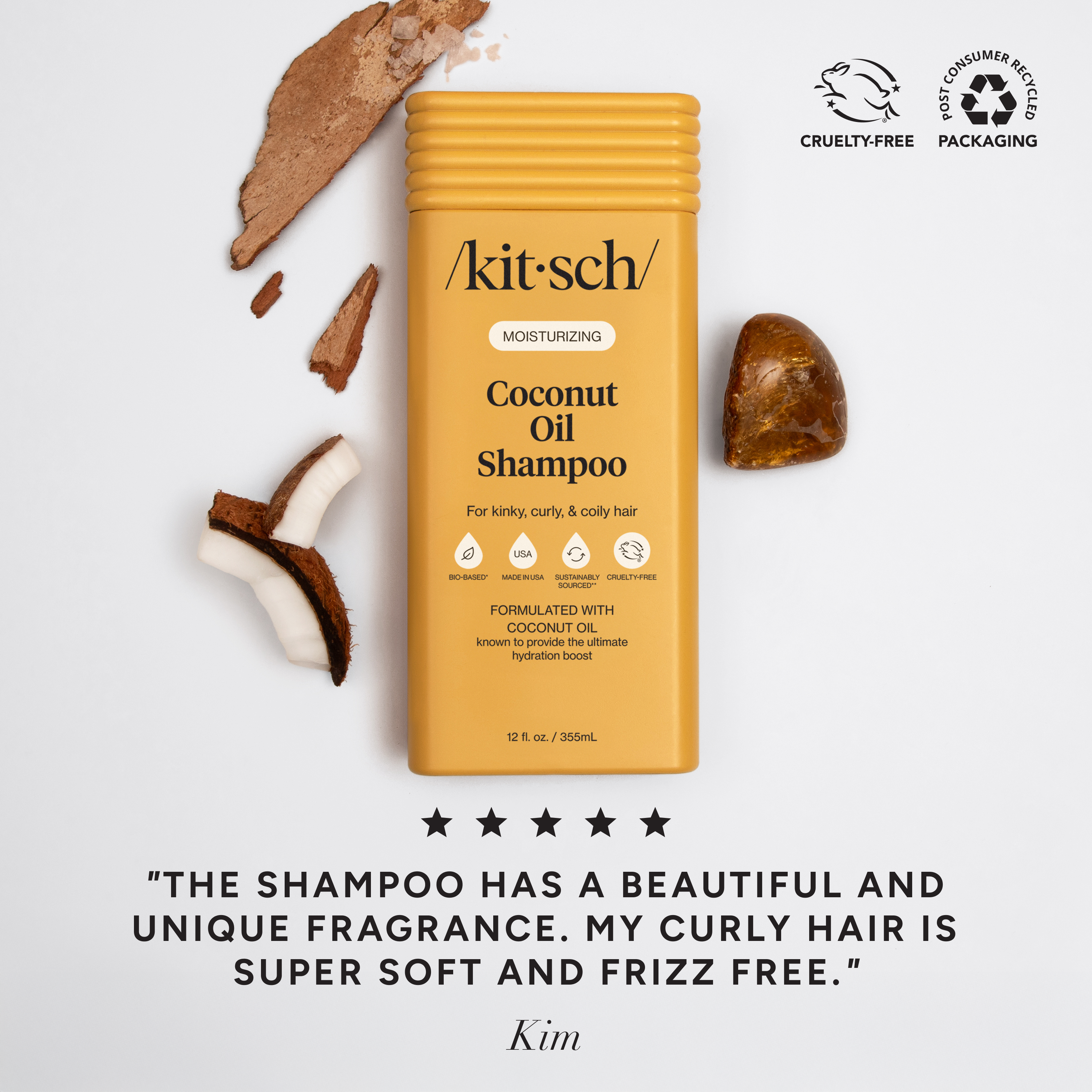 Moisturizing Coconut Oil Shampoo | KITSCH