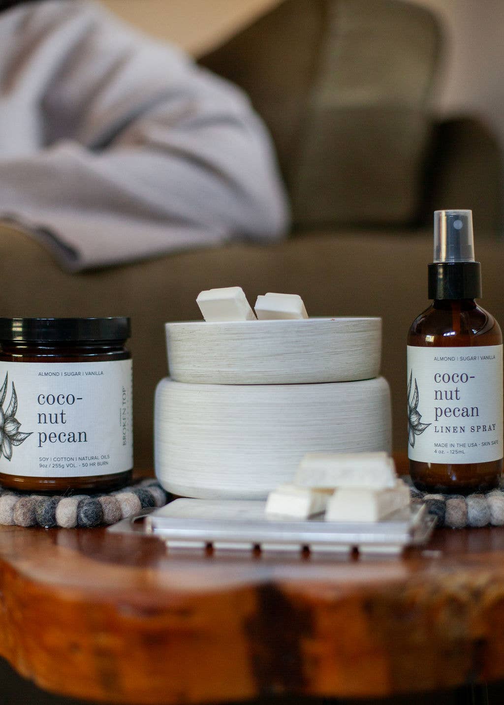 Coconut Pecan - Linen & Room Spray | Broken Top