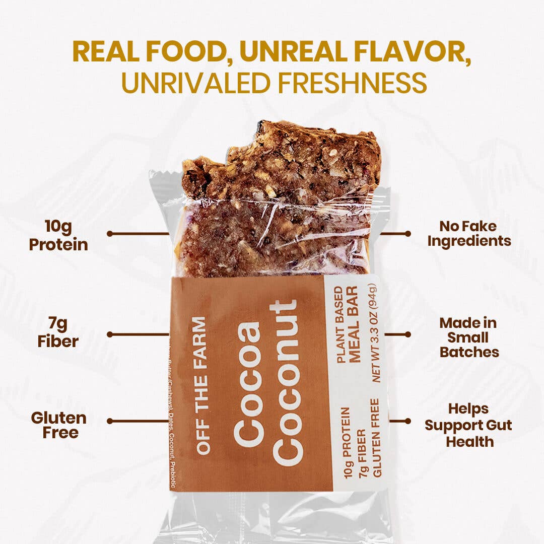 Cocoa Coconut Meal Bar | Off the Farm