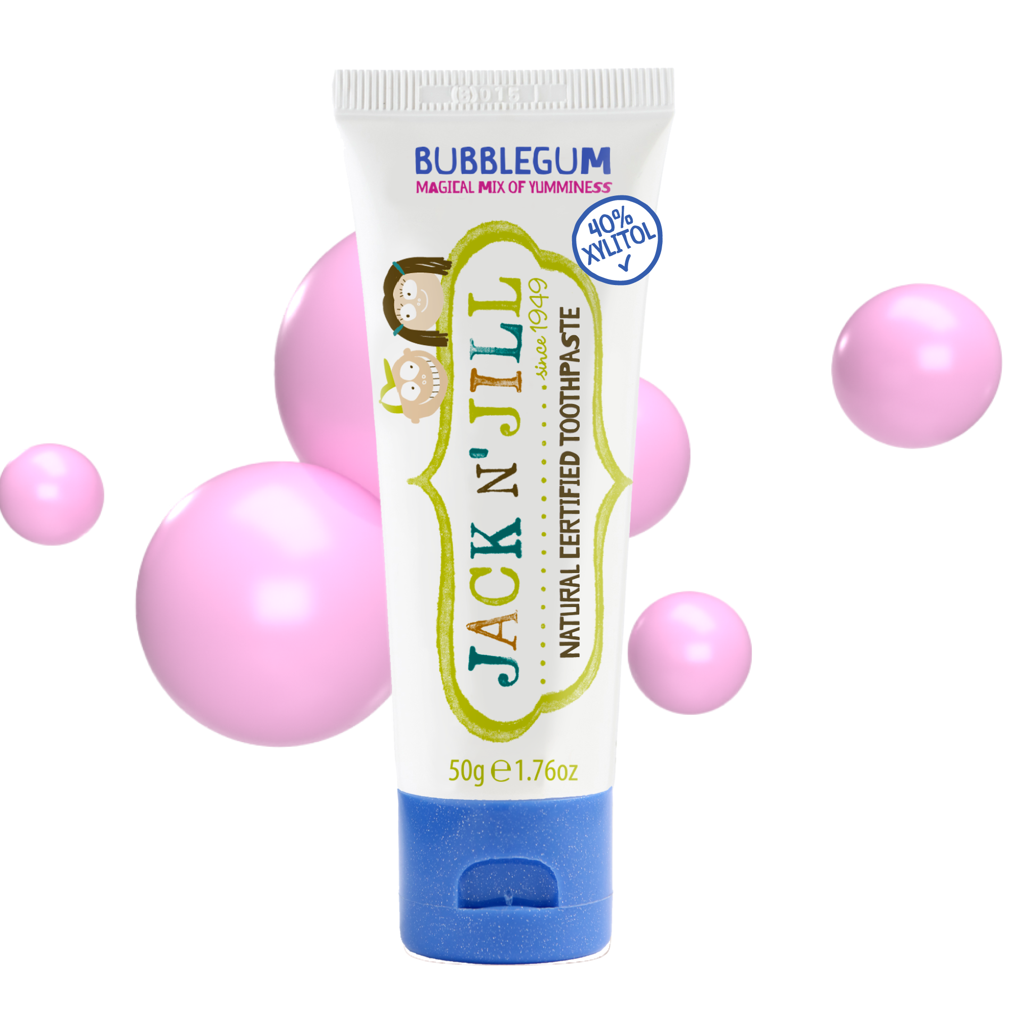 Natural Certified Kids Toothpaste Bubblegum | Jack N' Jill Kids