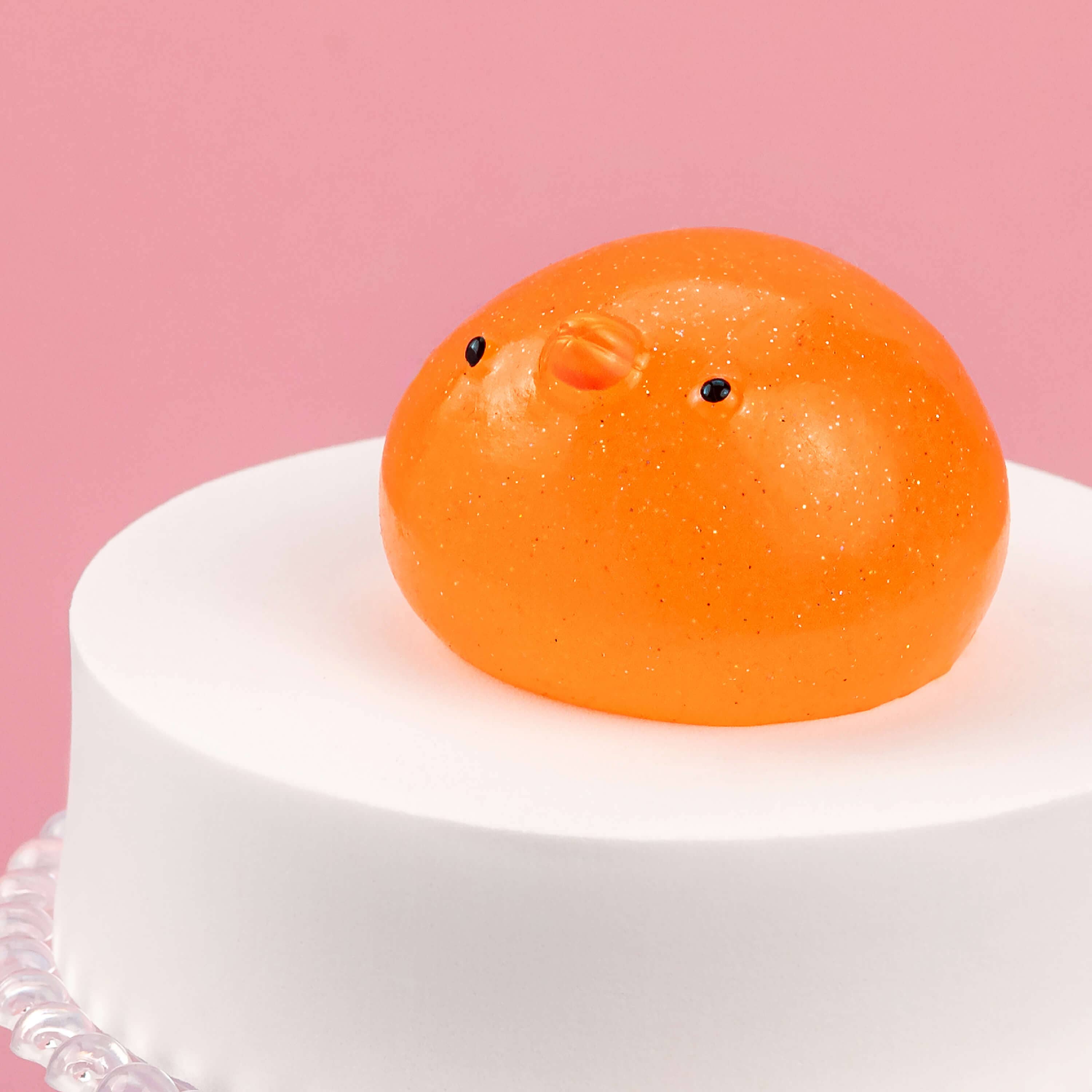 Jumbo Glitter Mochi Squishy Toy | Kawaii Slime