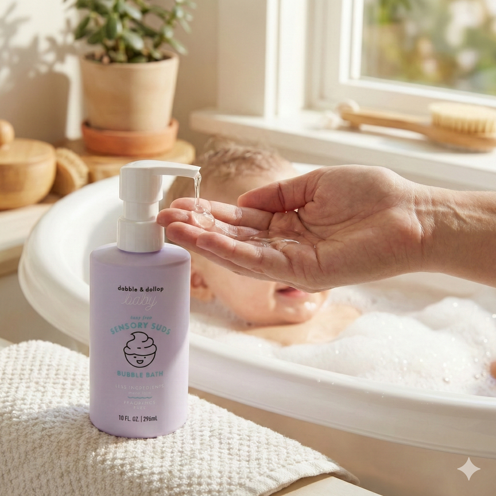 Sensory Suds Bubble Bath | Dabble & Dollup