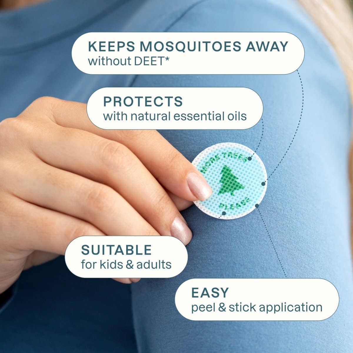 Mosquito Repellent Patches - Adventure 90 count | Cliganic