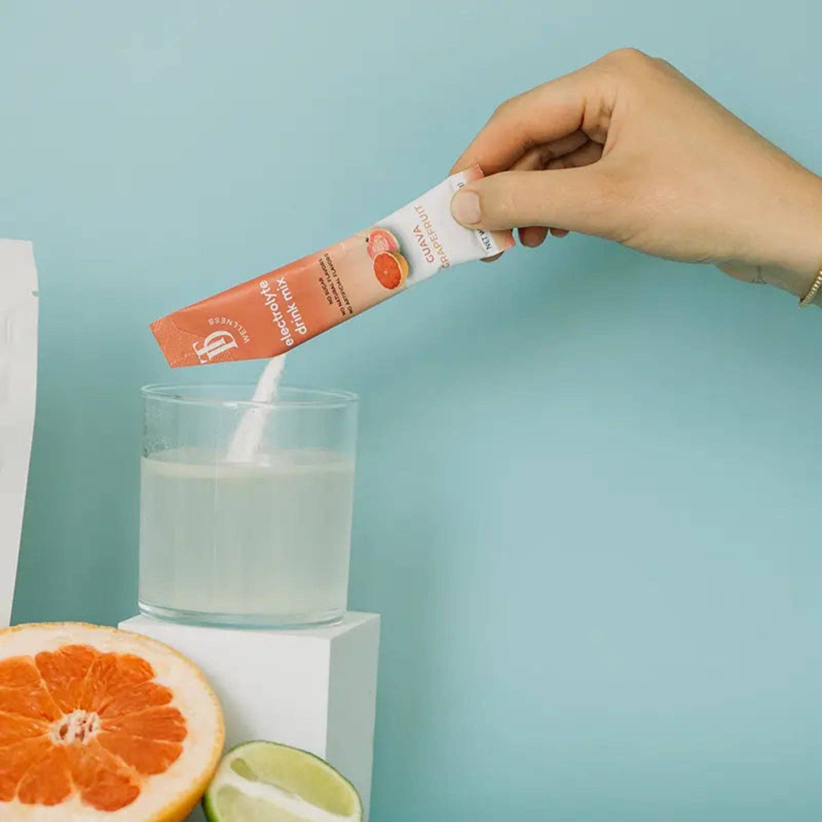 Guava Grapefruit Electrolyte Drink Mix | Taylor Dukes Wellness