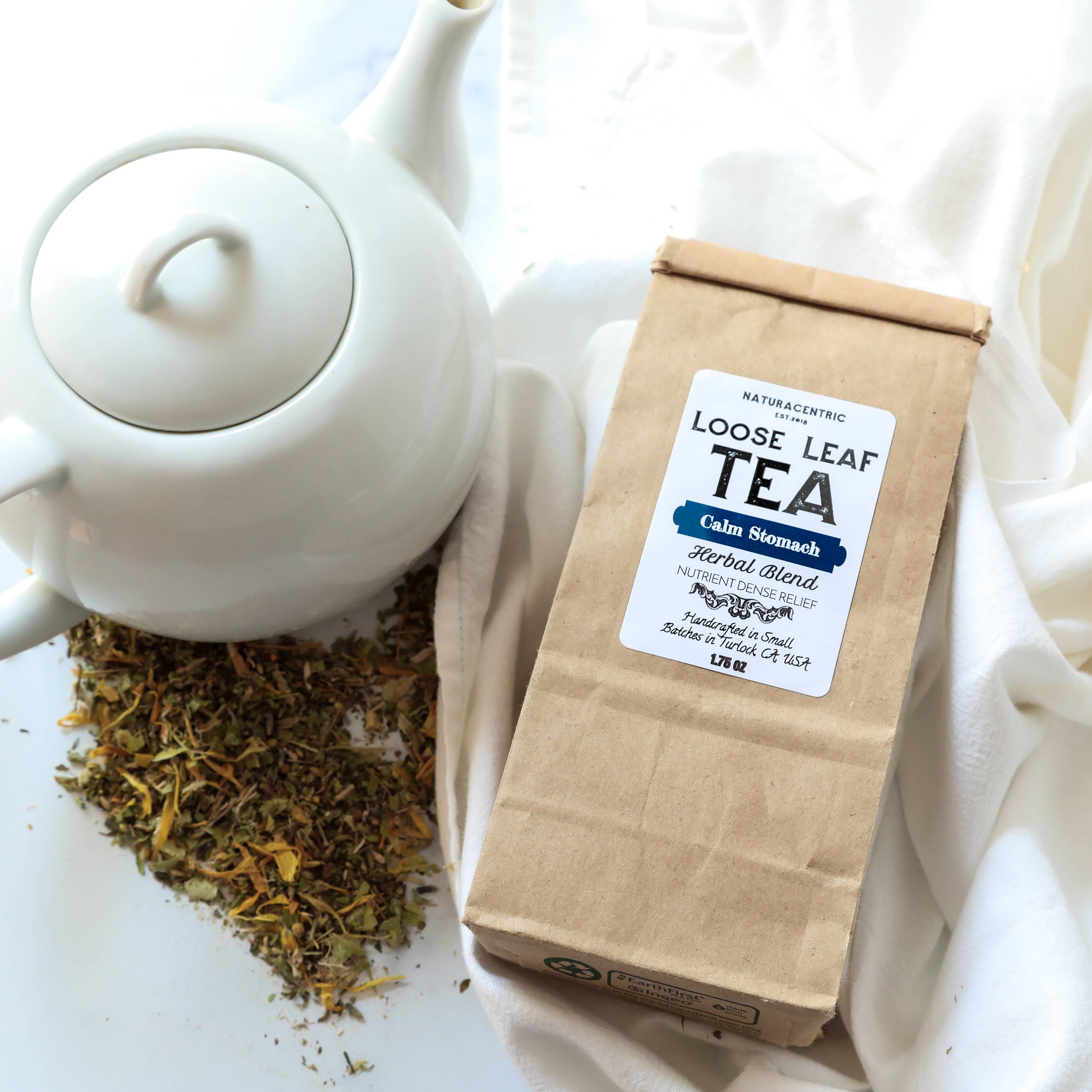 Calm Stomach Loose Leaf Tea |Naturacentric