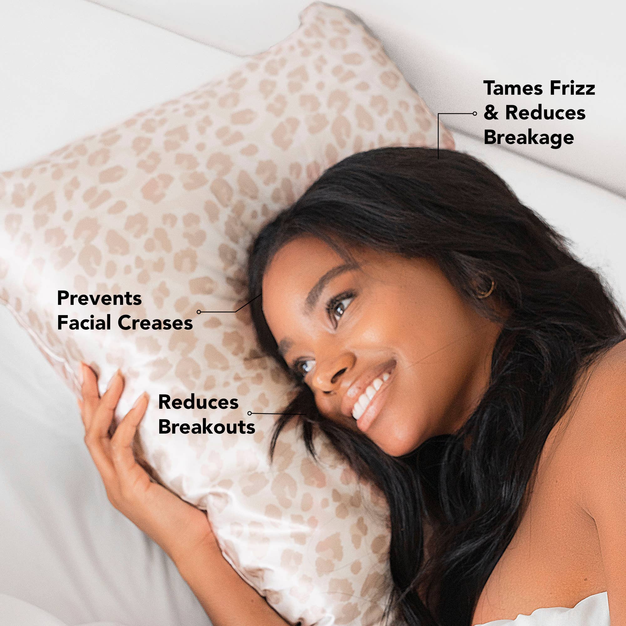 Satin Pillowcase - Leopard | Kitsch