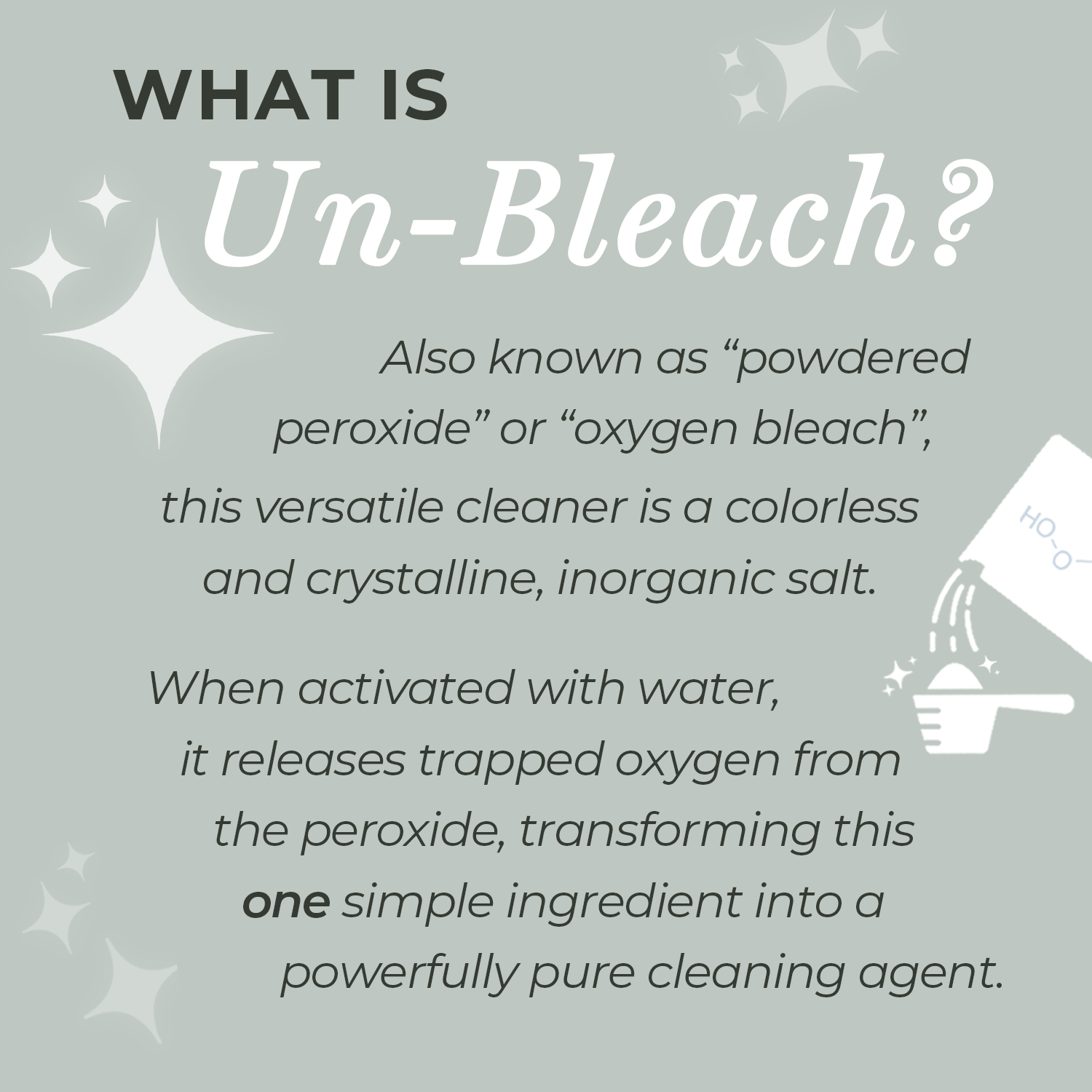 Un-Bleach 2 lb Bag | Rustic Strength