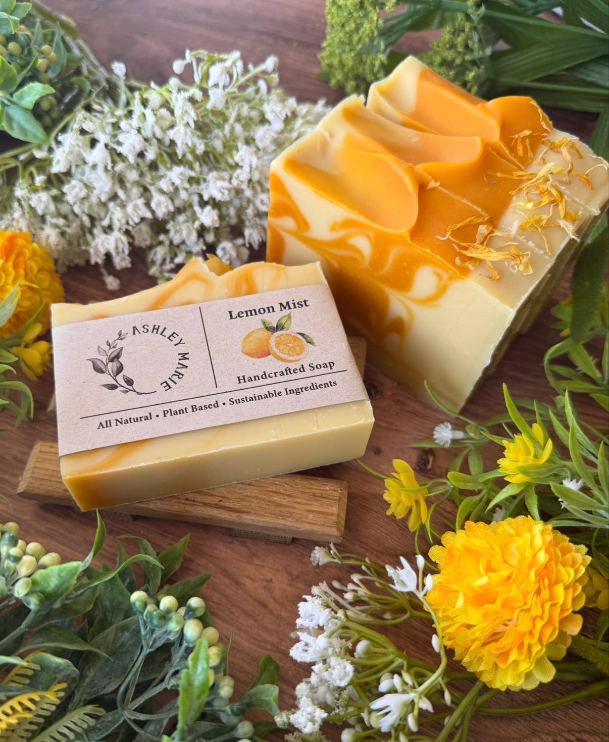 Lemon Mist Handmade Soap | Ashley Marie