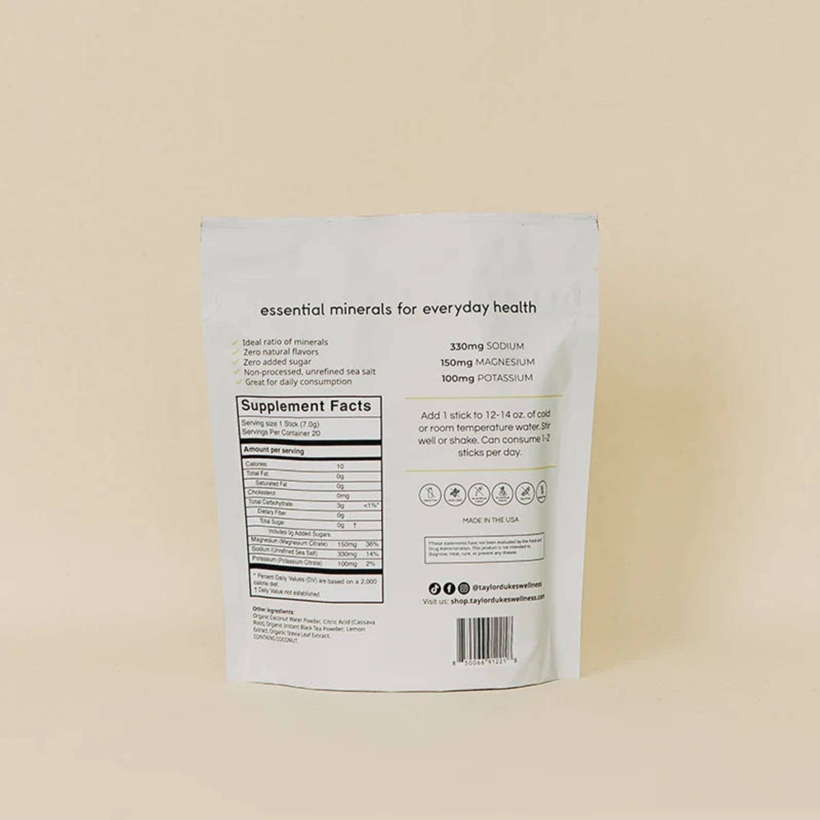 Mango Orange Electrolyte Drink Mix | Taylor Dukes Wellness