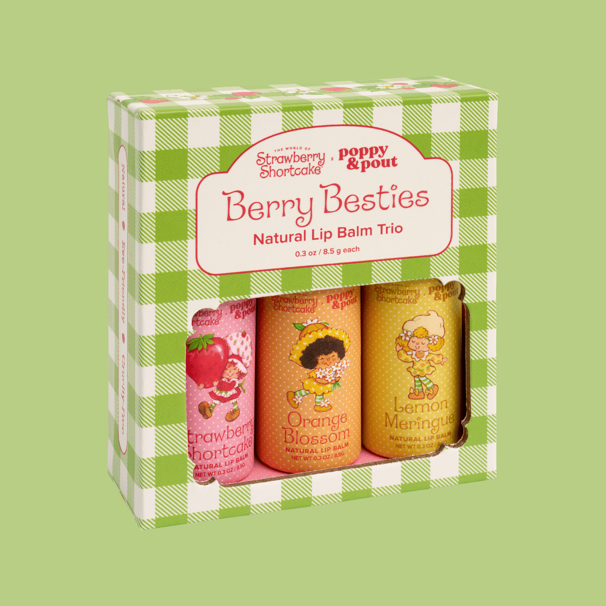 Limited Edition Lip Balm Trio Gift Set Berry Besties | Poppy and Pout