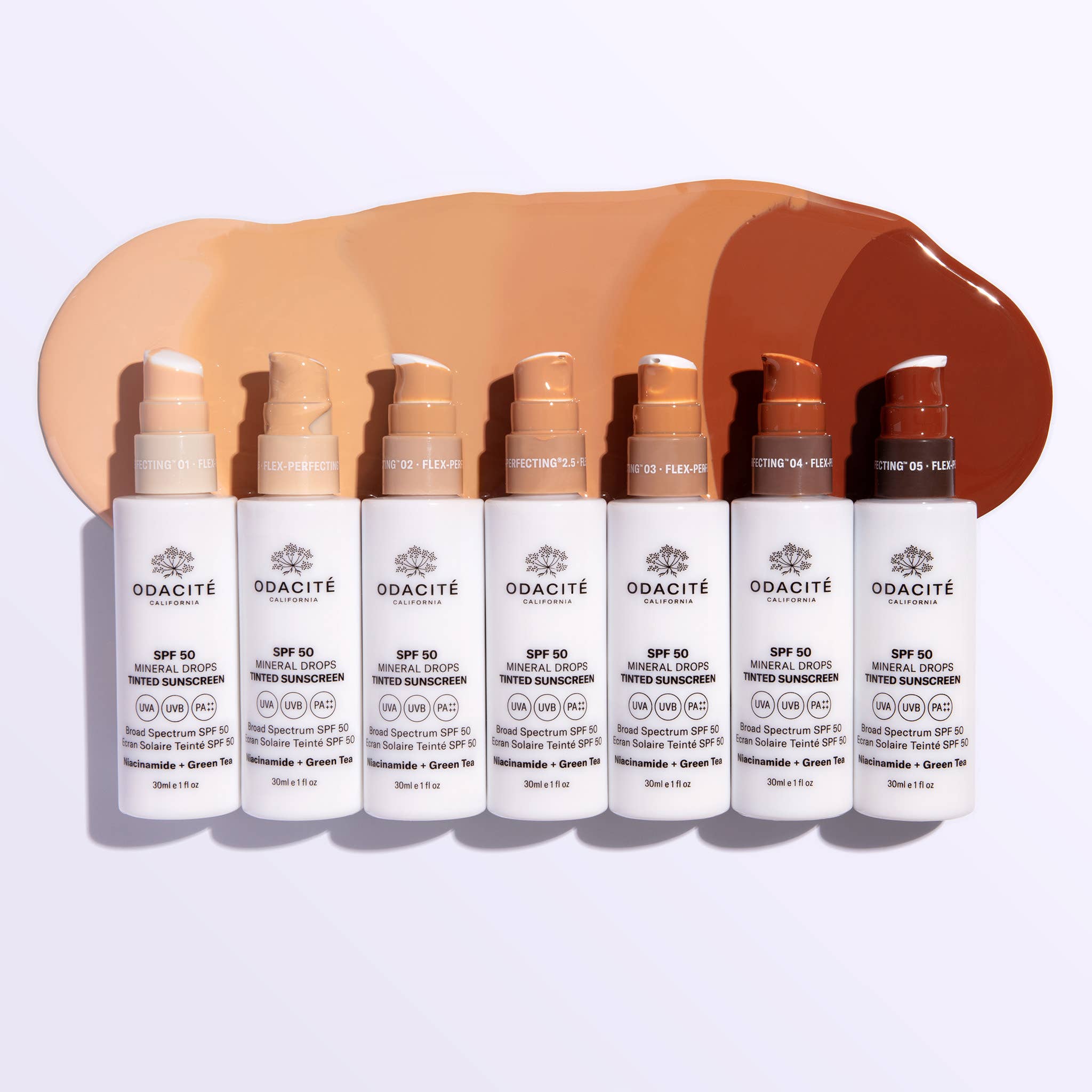 SPF 50 Mineral Drops Tinted Sunscreen | Odacité
