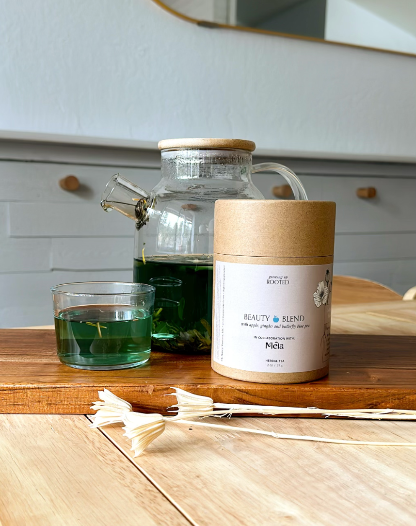 Beauty Loose Leaf Herbal Tea | Skin Health & Radiance Blend | Growing Up Rooted