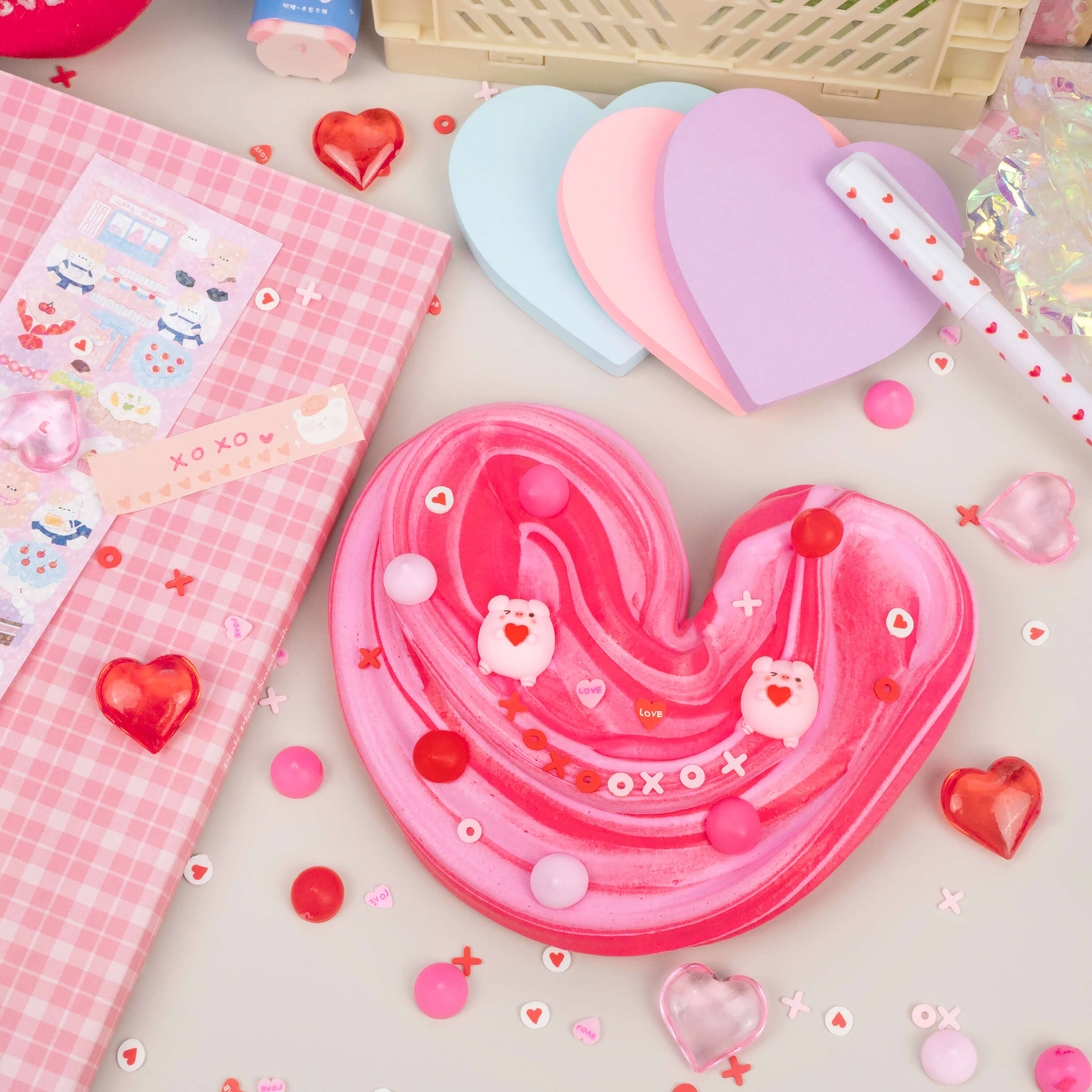 Hogs & Kisses Butter Signature Dome™ Slime | Kawaii Slime