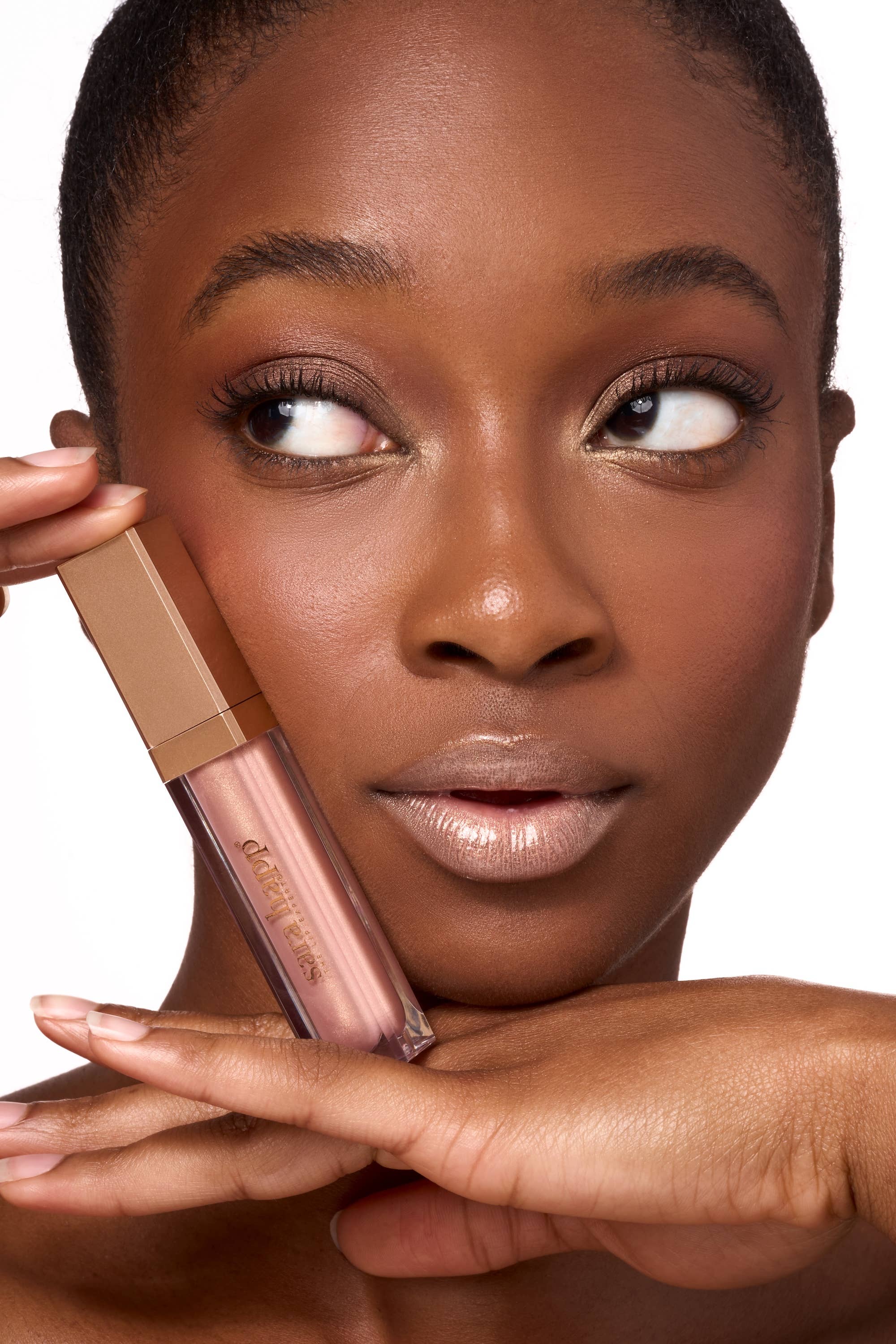 The Rose Gold Slip Hydrating Lip Gloss | Sara Happ
