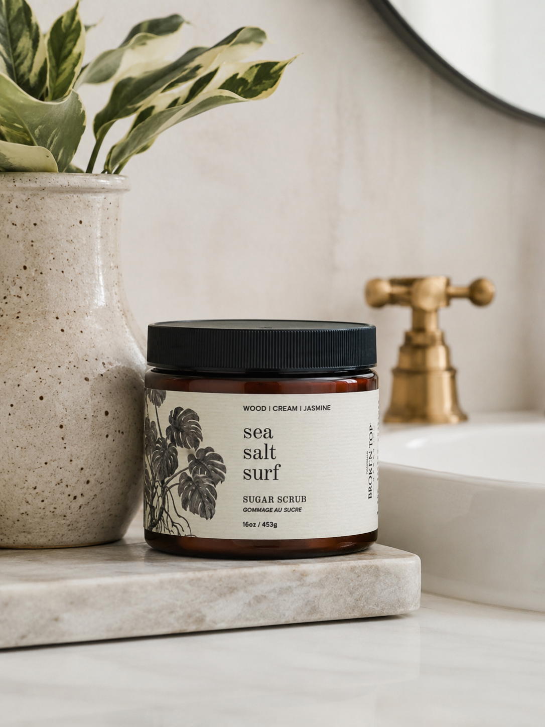 Sea Salt Surf 16oz Sugar Scrub | Broken Top Goods