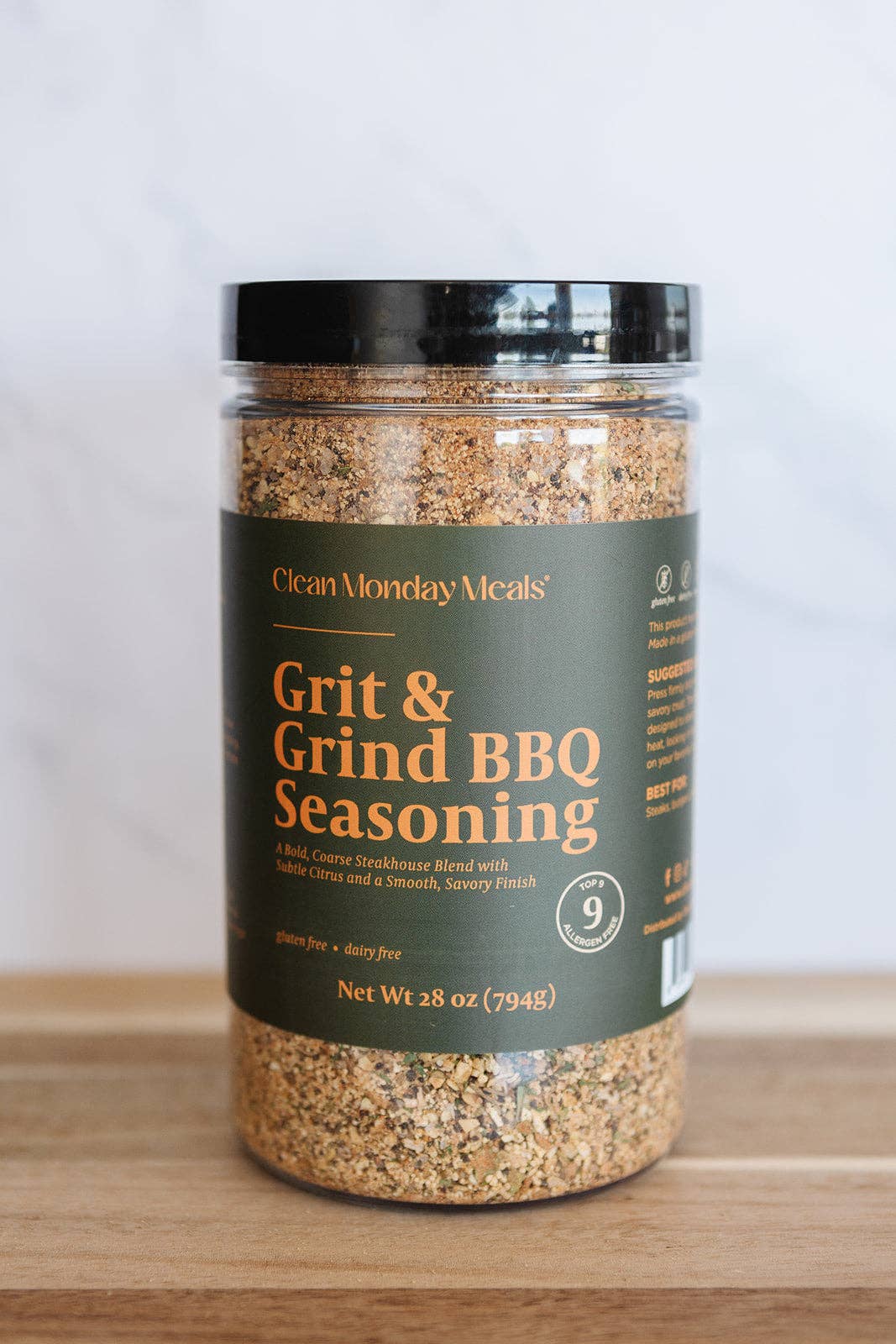 Grit & Grind BBQ Seasoning | Clean Monday Meals