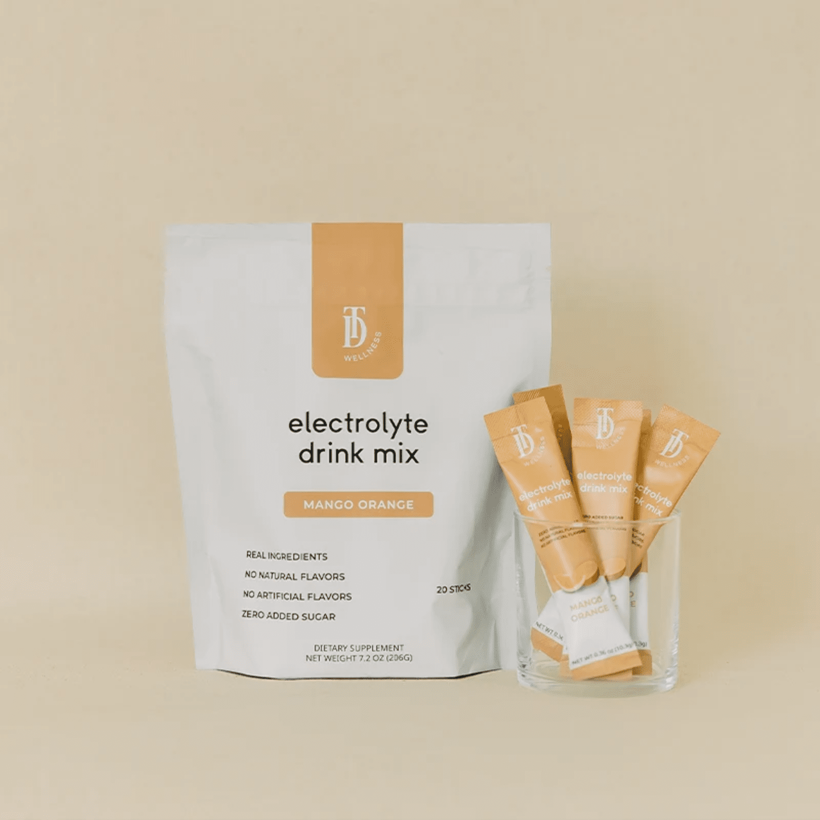 Mango Orange Electrolyte Drink Mix | Taylor Dukes Wellness