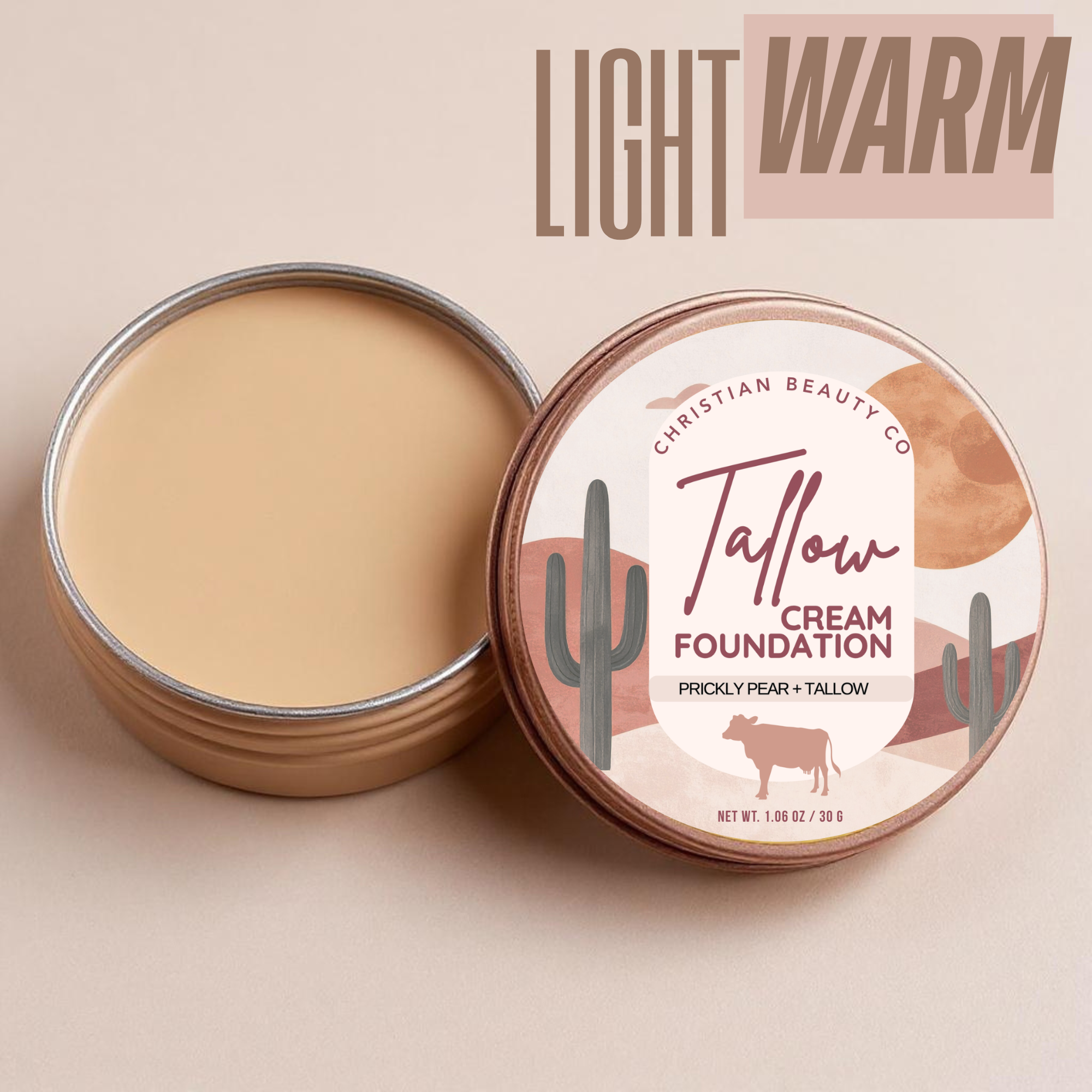 Tallow Cream Foundation | Christian Beauty Co
