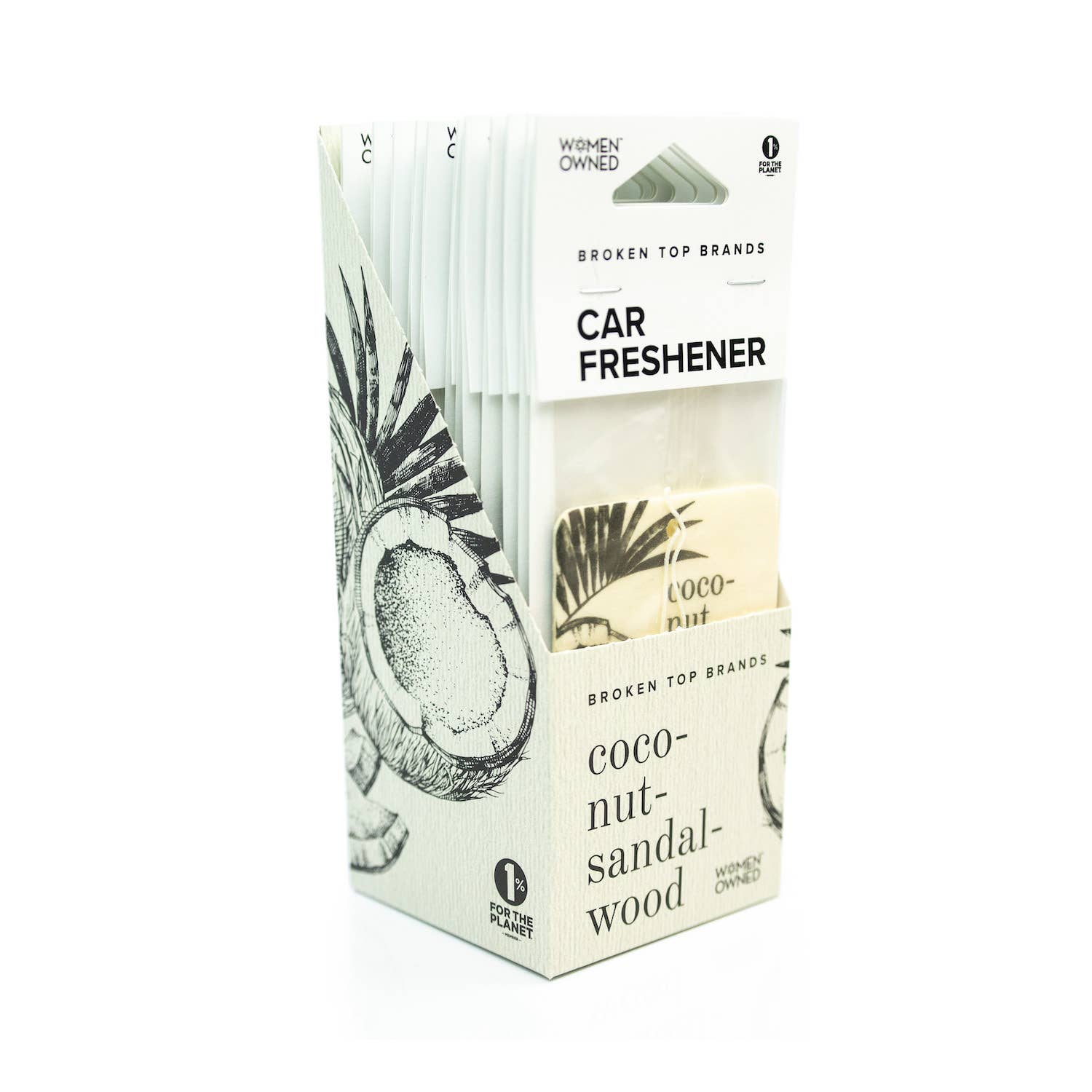 Car Fresheners Coconut Sandalwood  | Broken Top