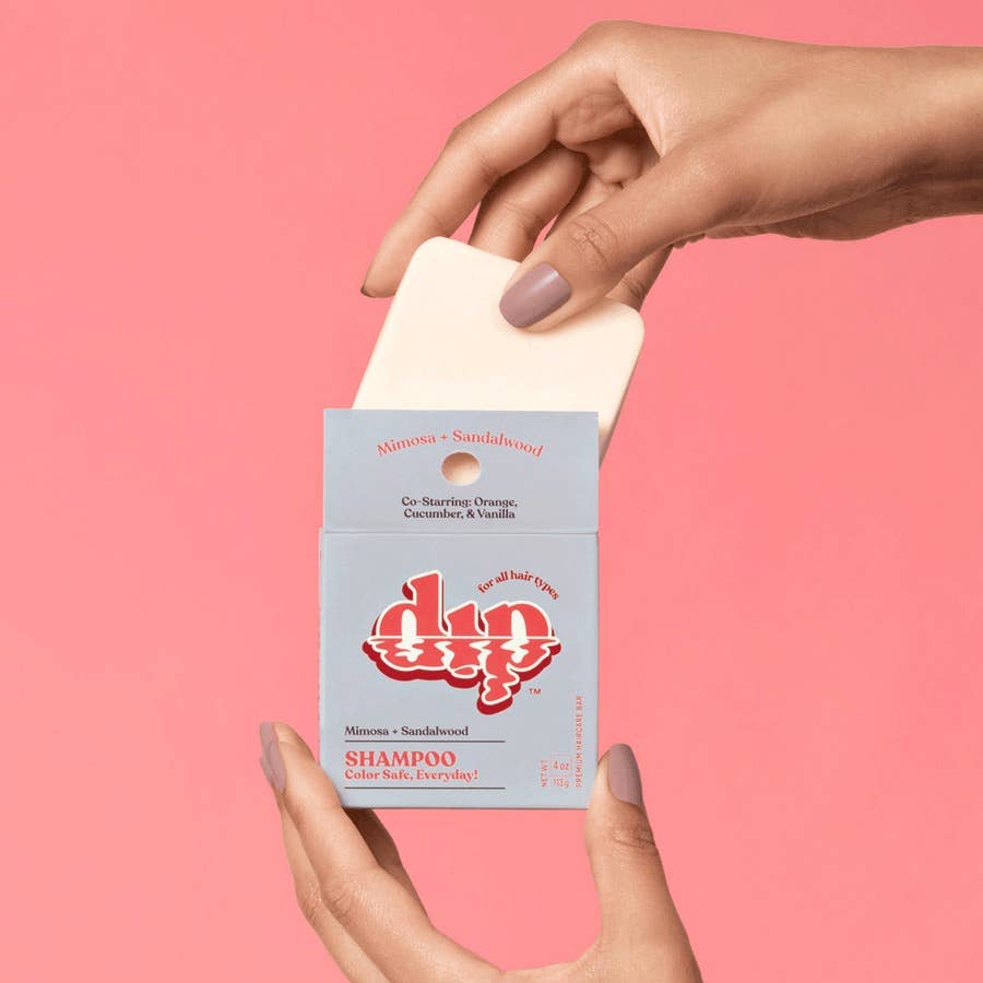 Color Safe Shampoo Bar for Every Day - Mimosa & Sandalwood | Dip