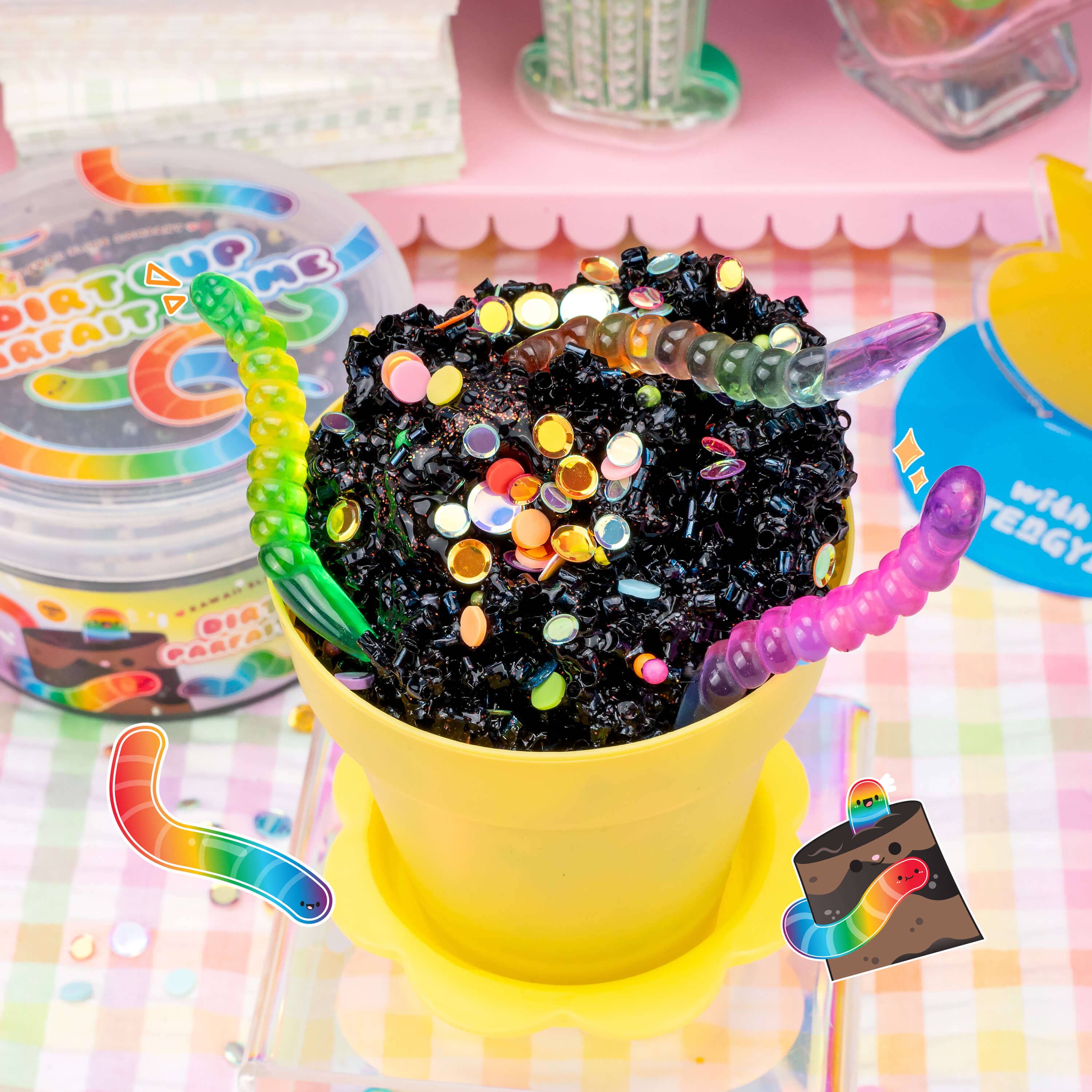 Dirt Cup Parfait Crunchy Signature Dome™ Slime | Kawaii Slime