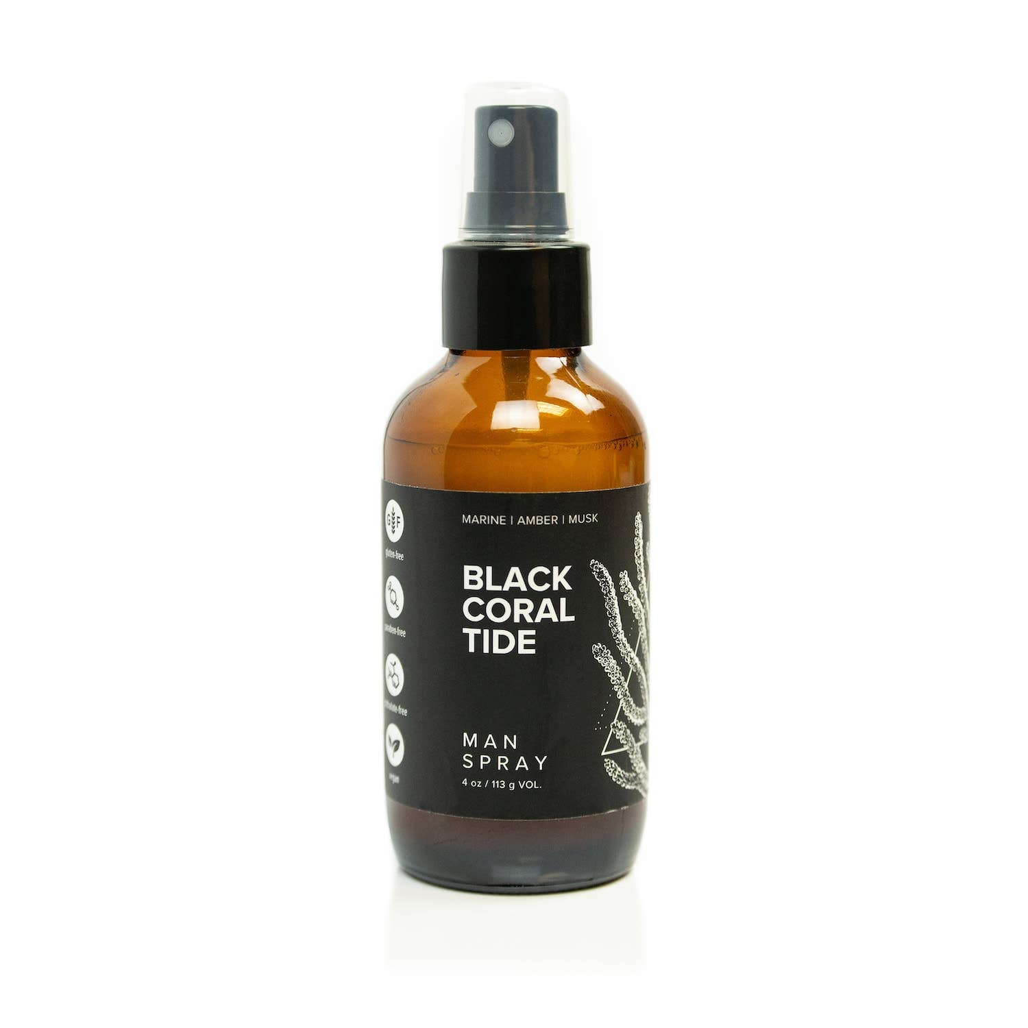 Man Spray 4 oz Black Coral Tide | Broken Top Goods