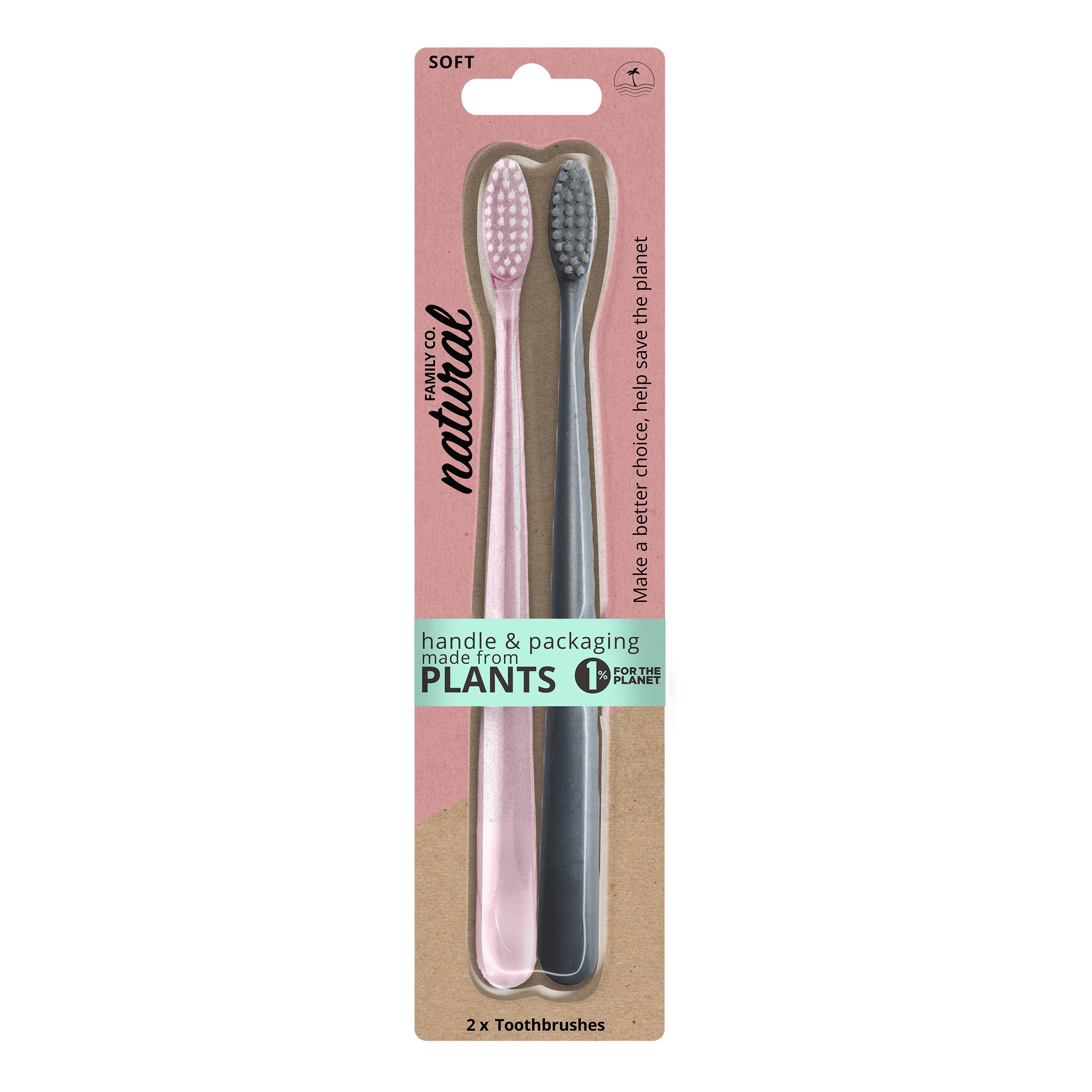 NFco Toothbrush Twin Pk | Jack N' Jill Kids