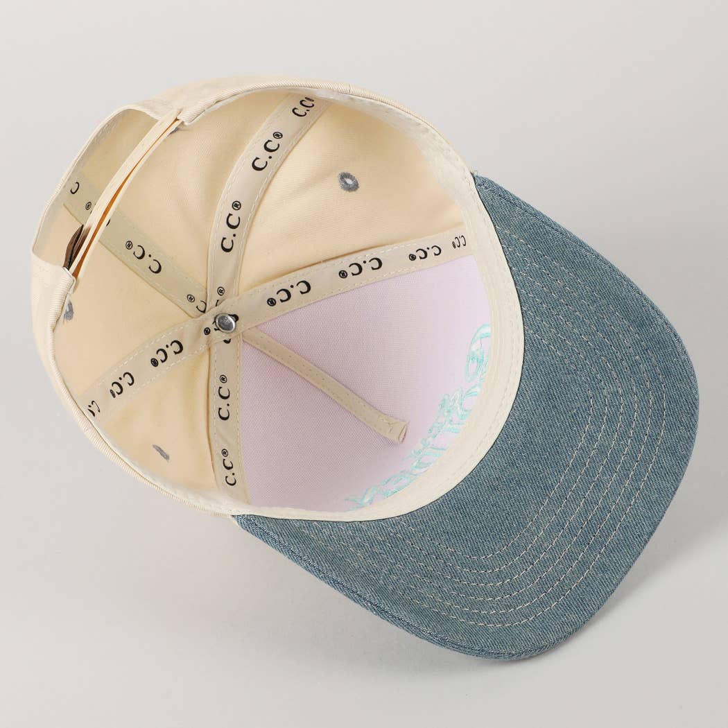 Stay Golden Sunshine Club Embroidery Trucker Hat | Fashion City