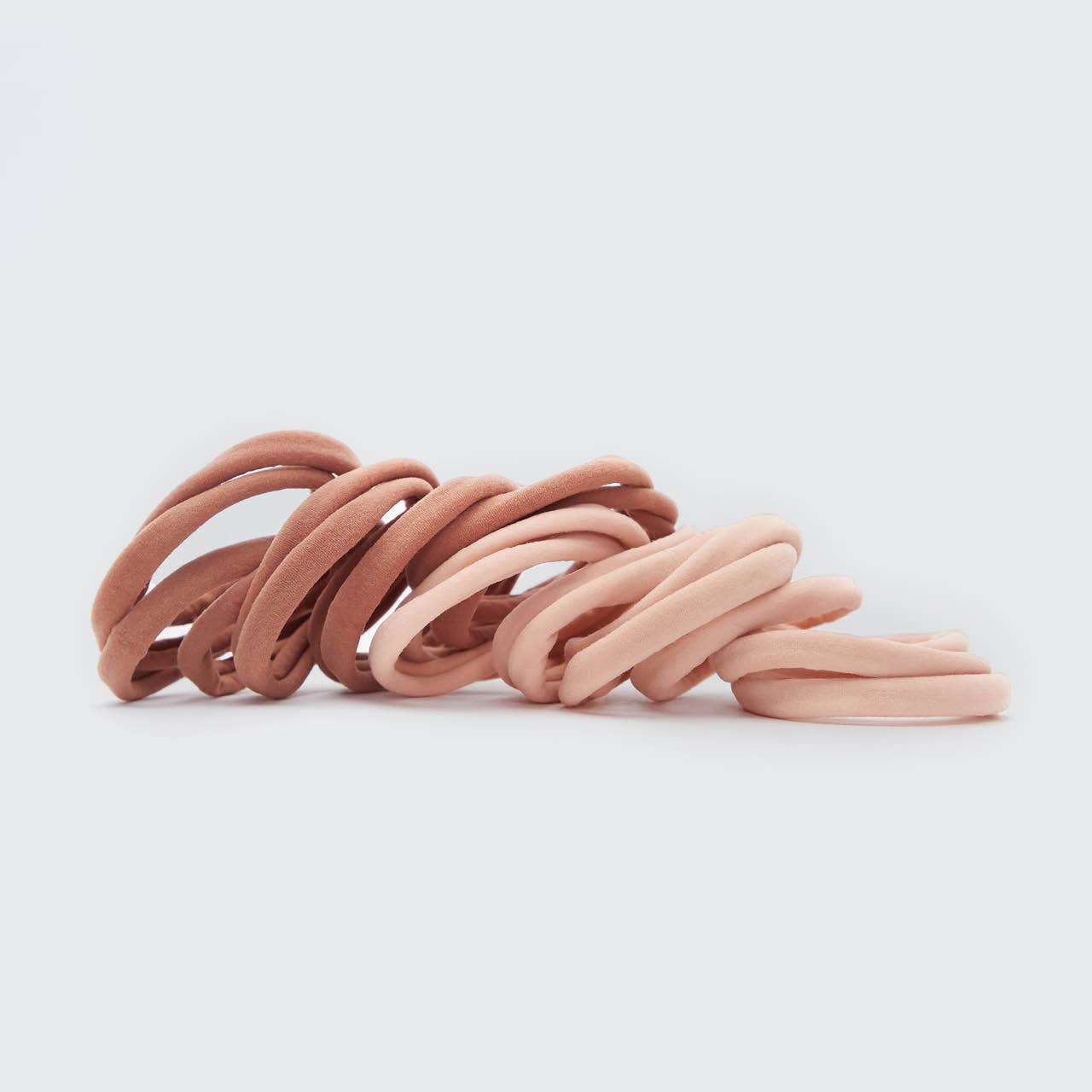Eco-Friendly Nylon Elastics 20pc set - Blush | Kitsch