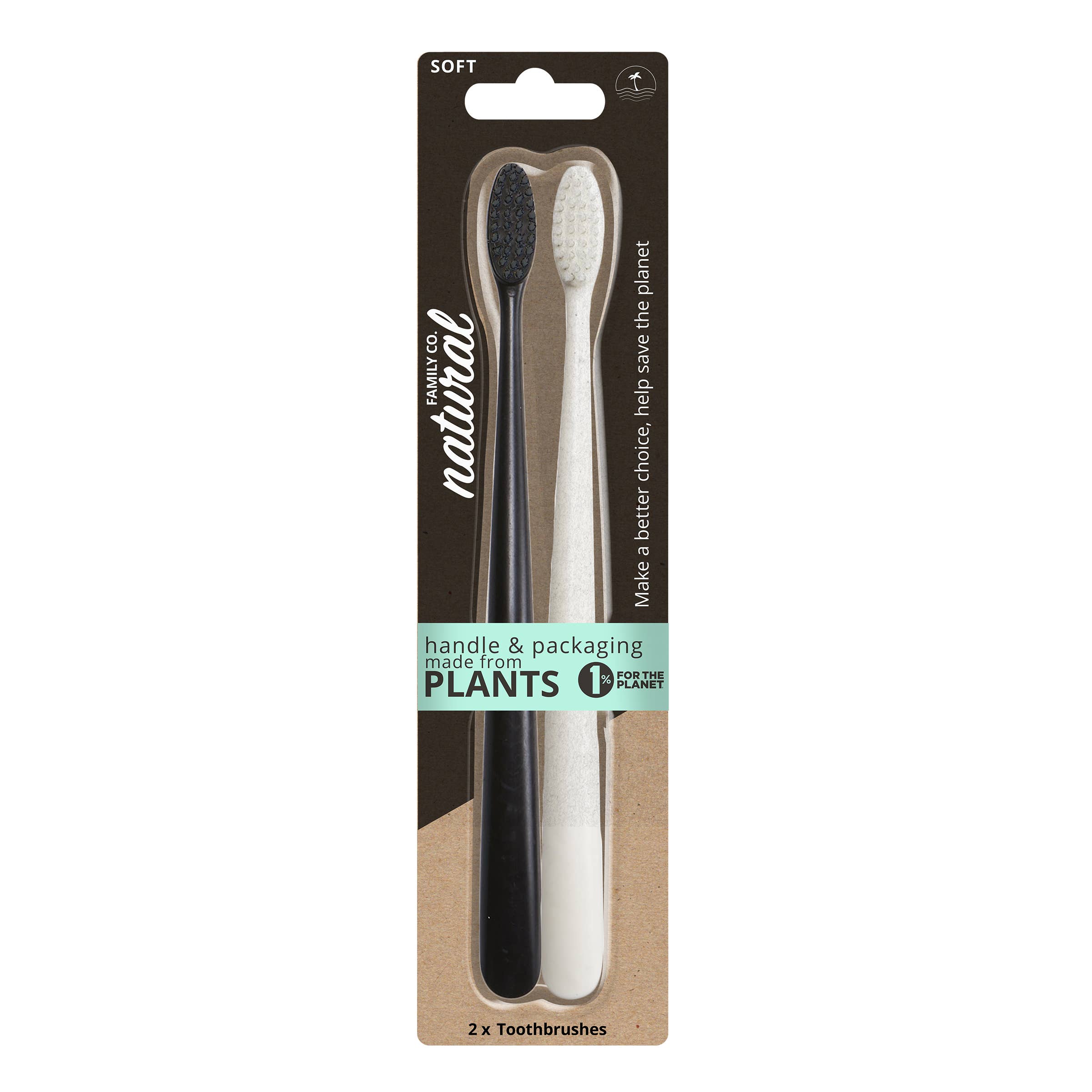 NFco Toothbrush Twin Pk | Jack N' Jill Kids
