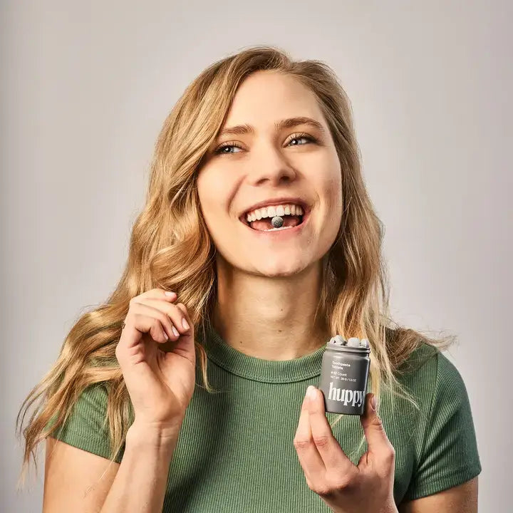 Fluoride-Free Toothpaste Tablets Peppermint | Huppy