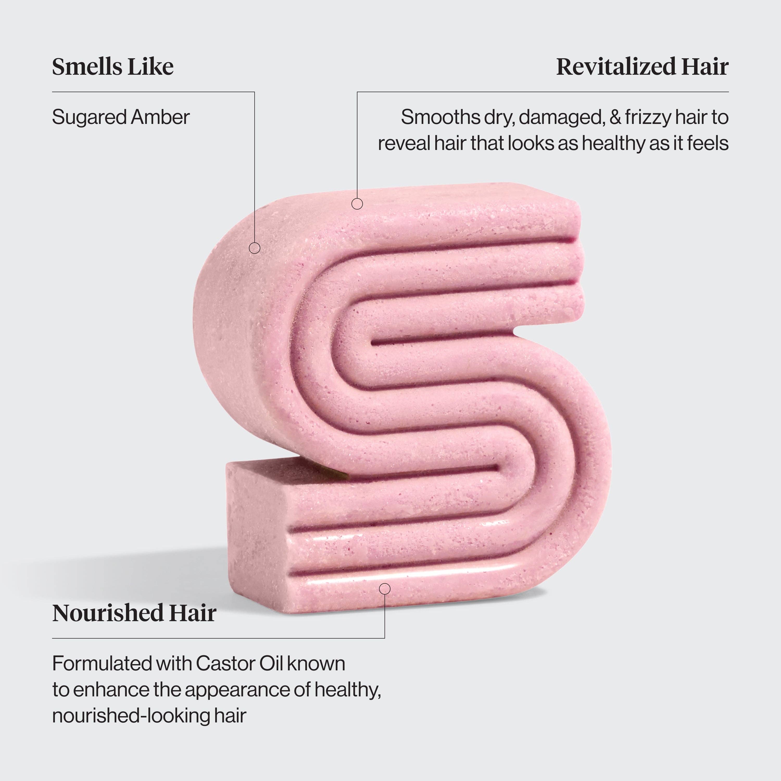 Castor Oil Nourishing Shampoo & Conditioner Bar Combo | KITSCH
