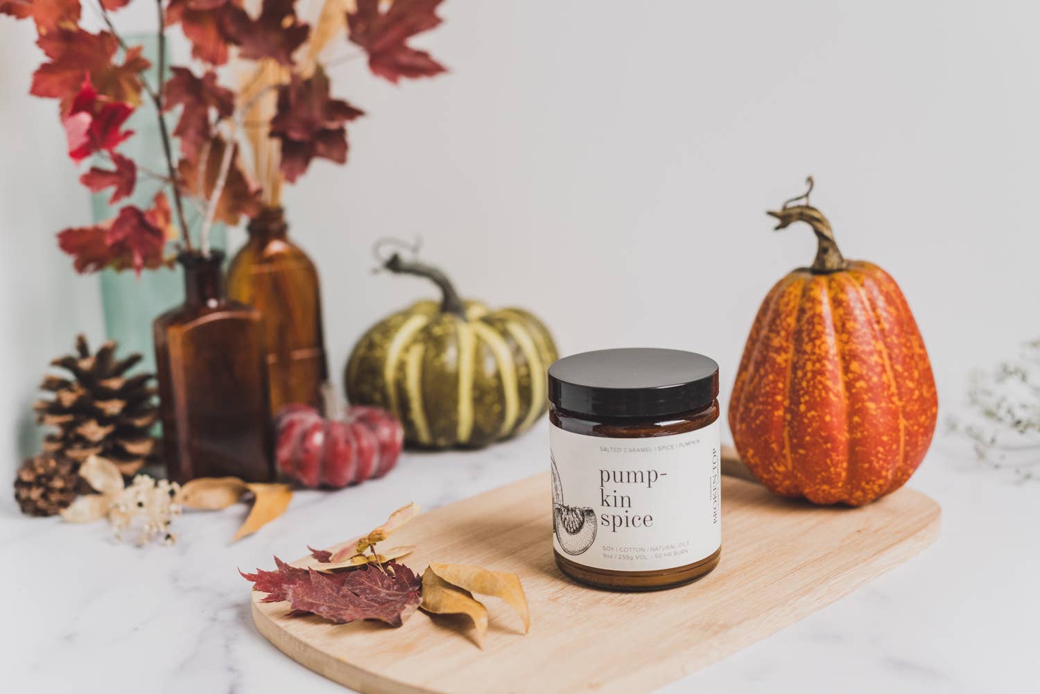Pumpkin Spice Natural Soy Candle 9 oz | Broken Top Goods
