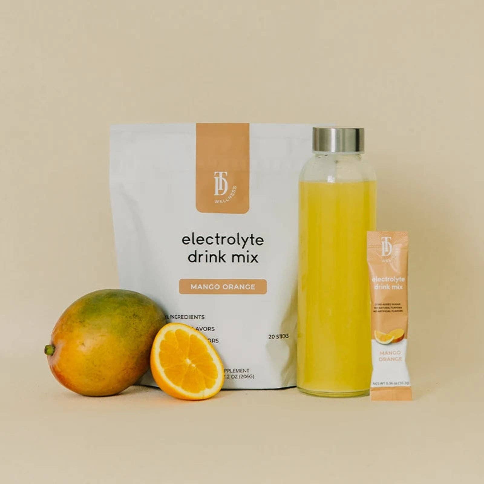 Mango Orange Electrolyte Drink Mix | Taylor Dukes Wellness