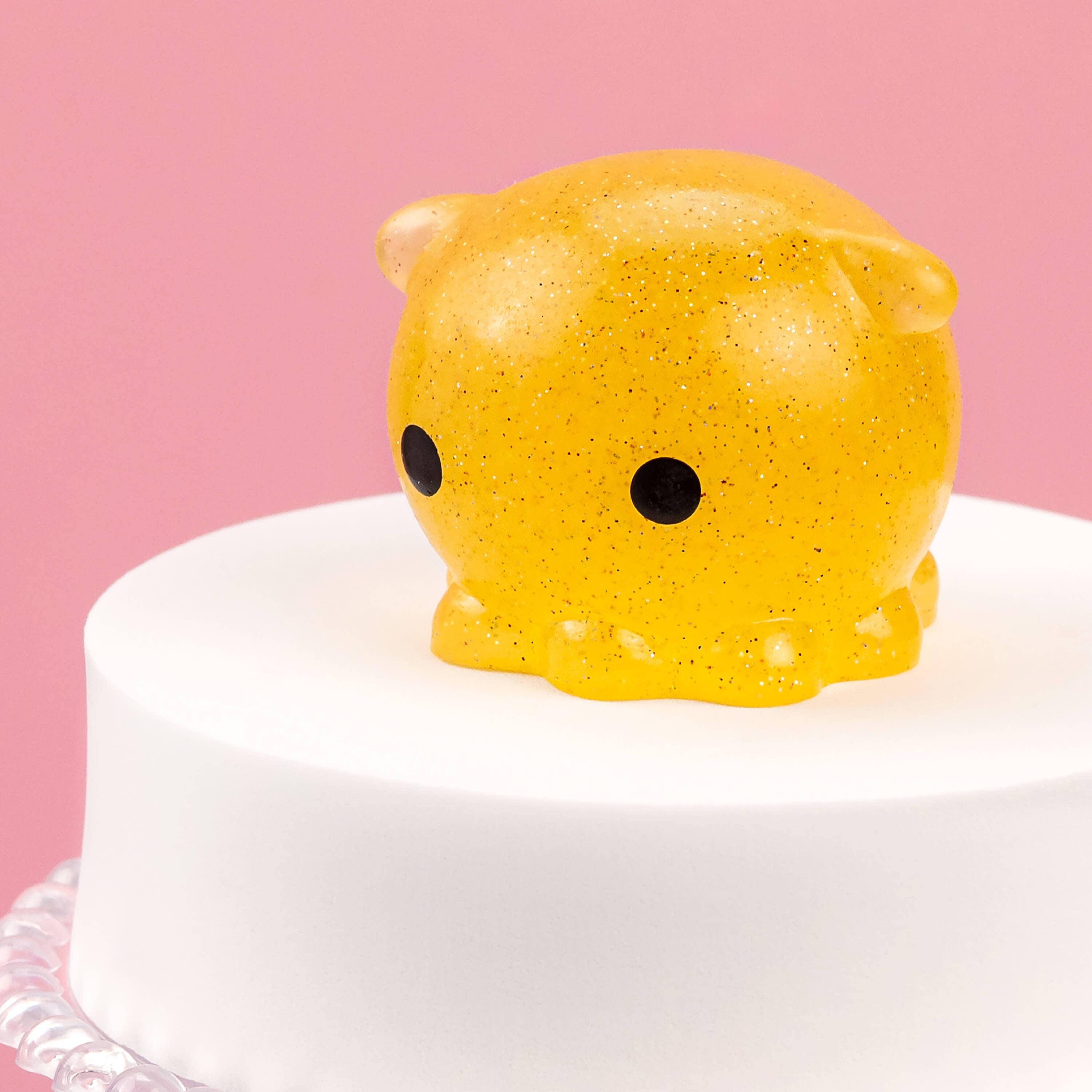 Jumbo Glitter Mochi Squishy Toy | Kawaii Slime