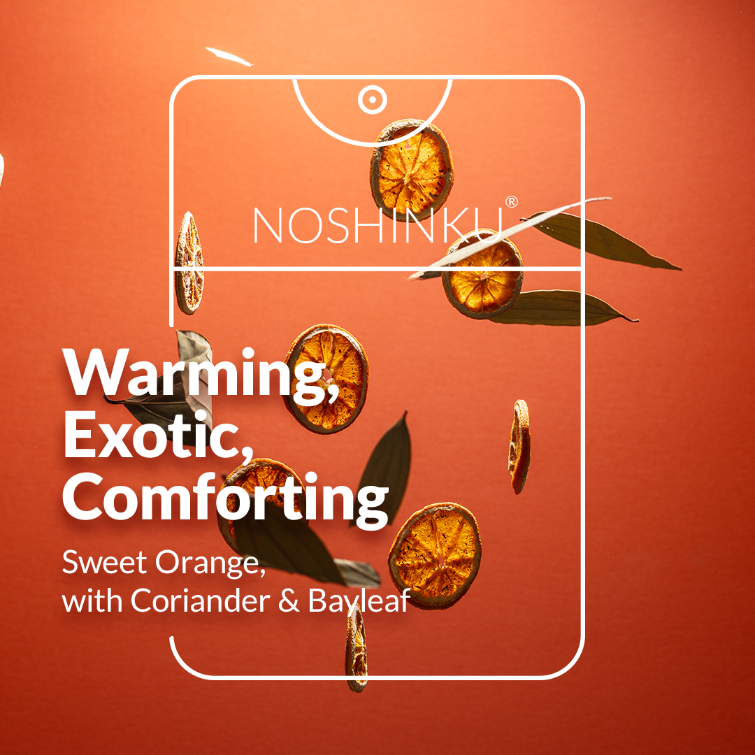 Refillable Orange Coriander Moisturizing Hand Sanitizer | Noshinku