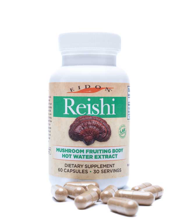 Reishi Mushroom Extract Capsules | Eidon Ionic Minerals