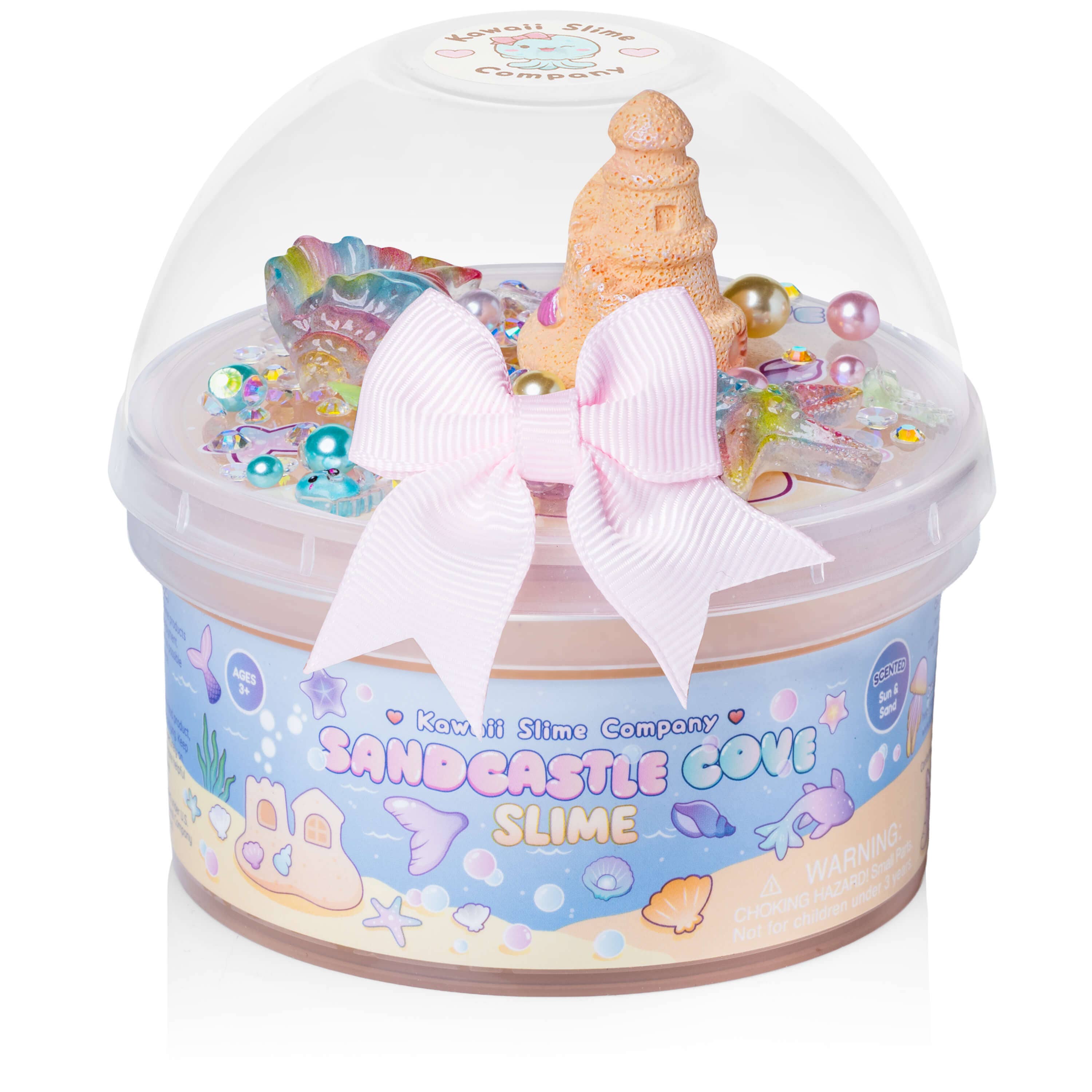 Sandcastle Cove Signature Dome™ Slime | Kawaii Slime