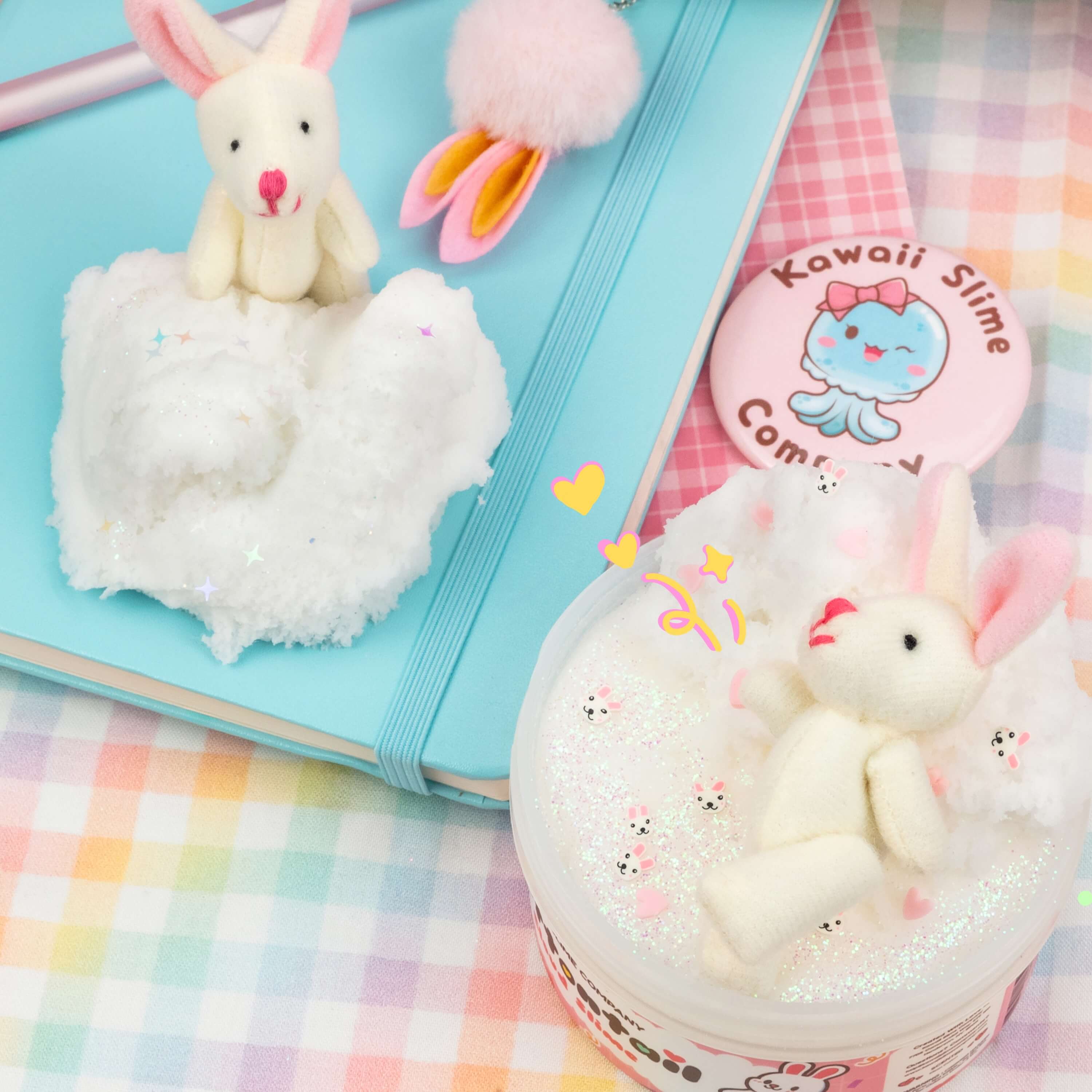 Cottontail Cloud Signature Dome™ Slime | Kawaii Slime