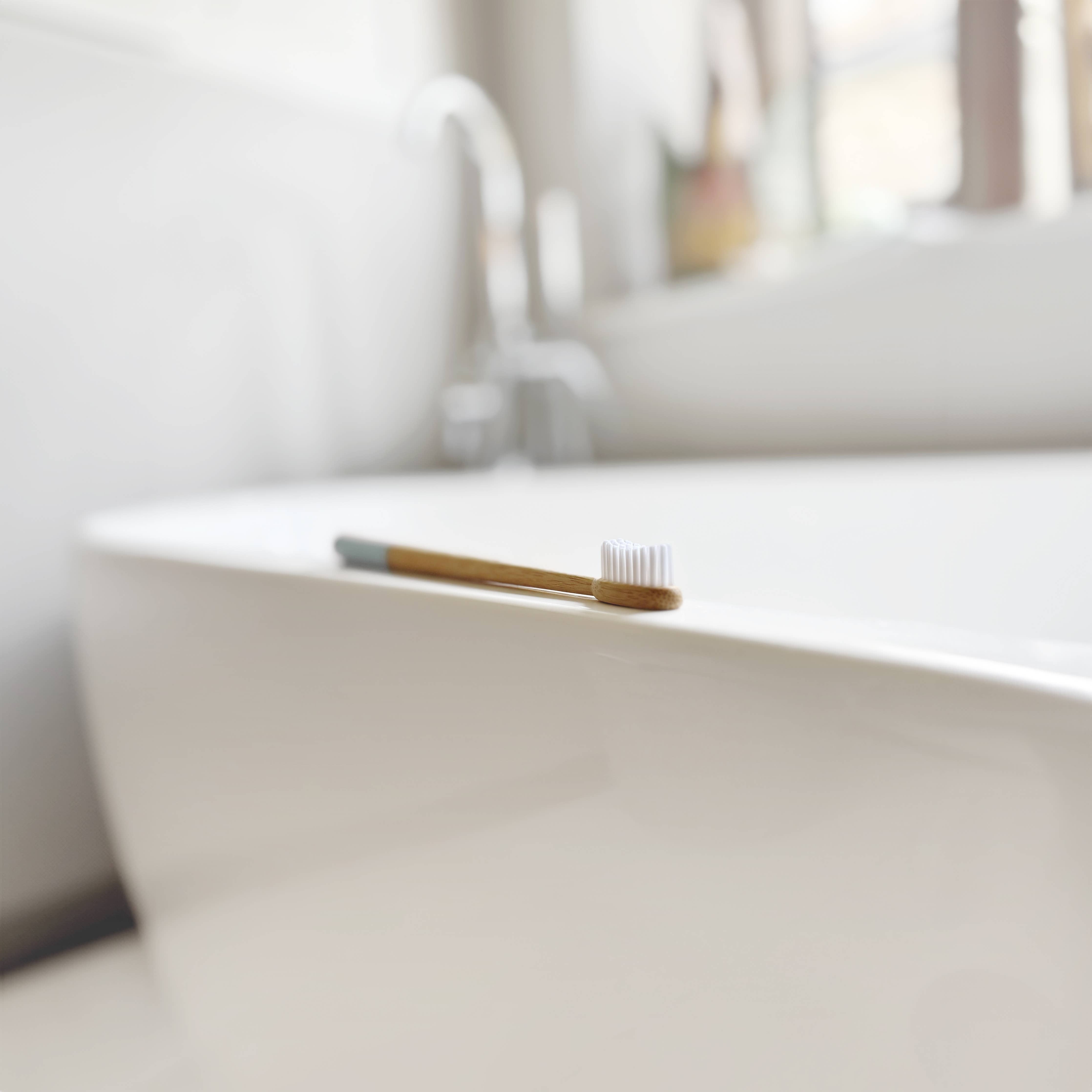 Glacial Blue Truthbrush with Medium Castor Oil Bristles | Toothbrush LLC