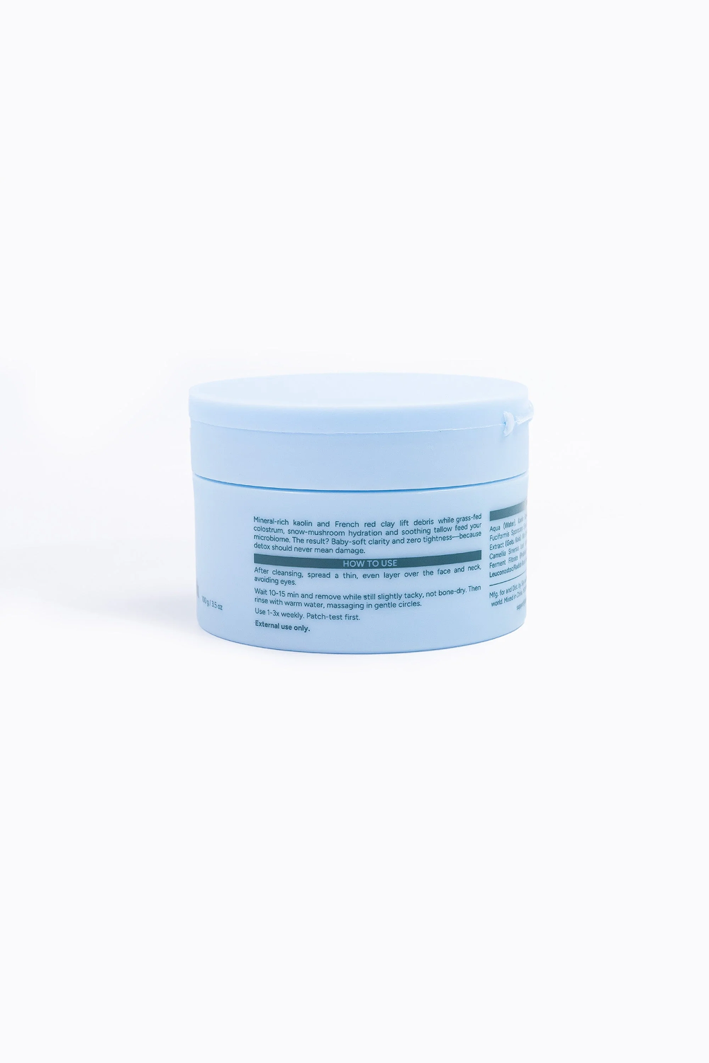 Purifying & Nourishing Tallow + Colostrum Clay Mask | Sky and Sol