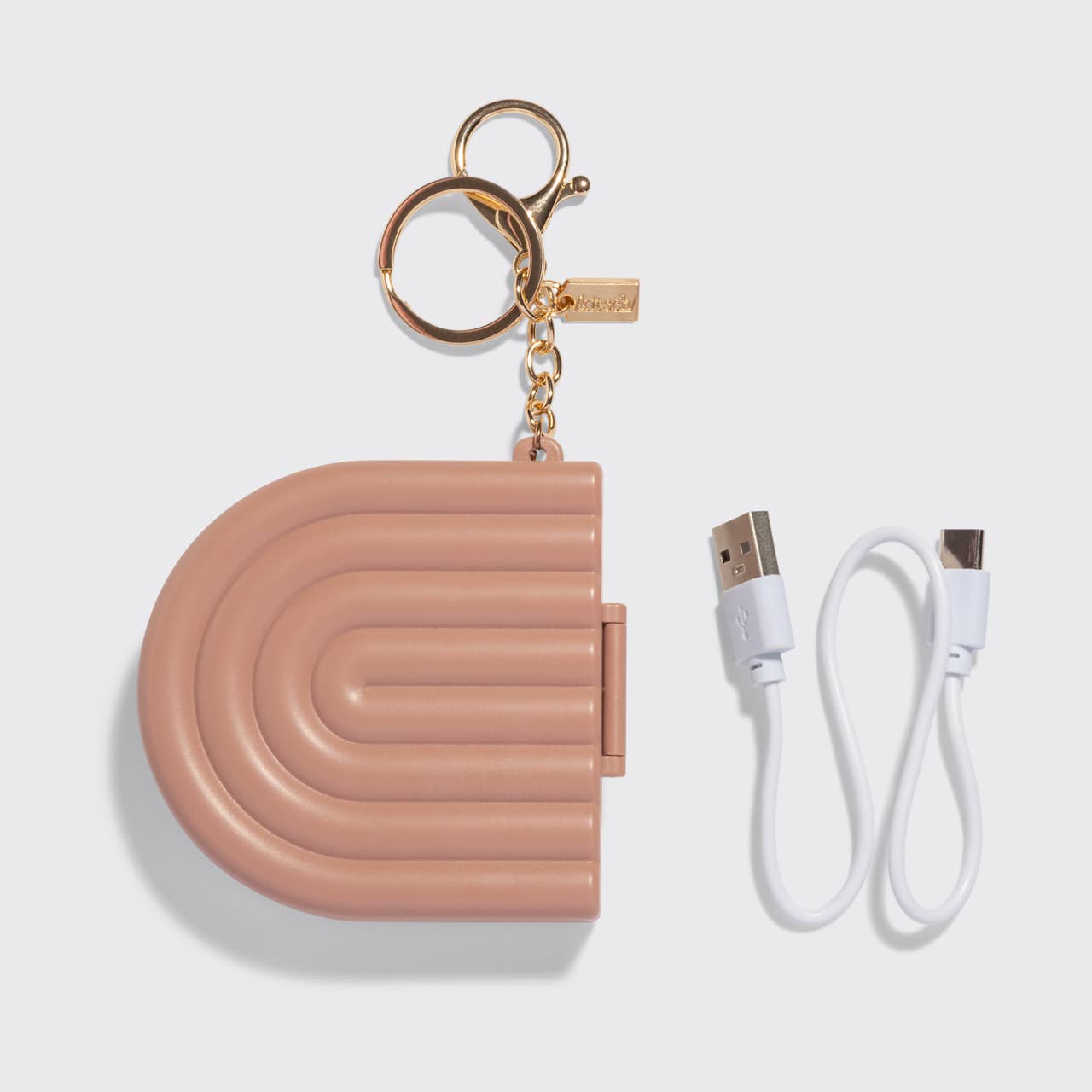 Terracotta Compact Mirror Keychain | KITSCH