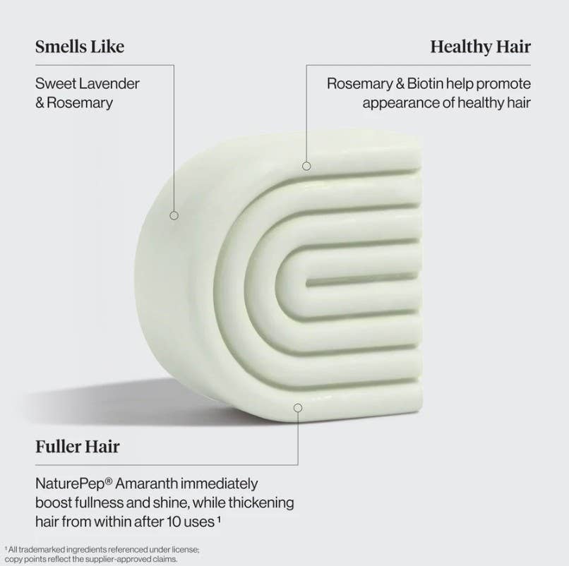 Rosemary & Biotin Volumizing Shampoo & Conditioner Bar Combo | KITSCH