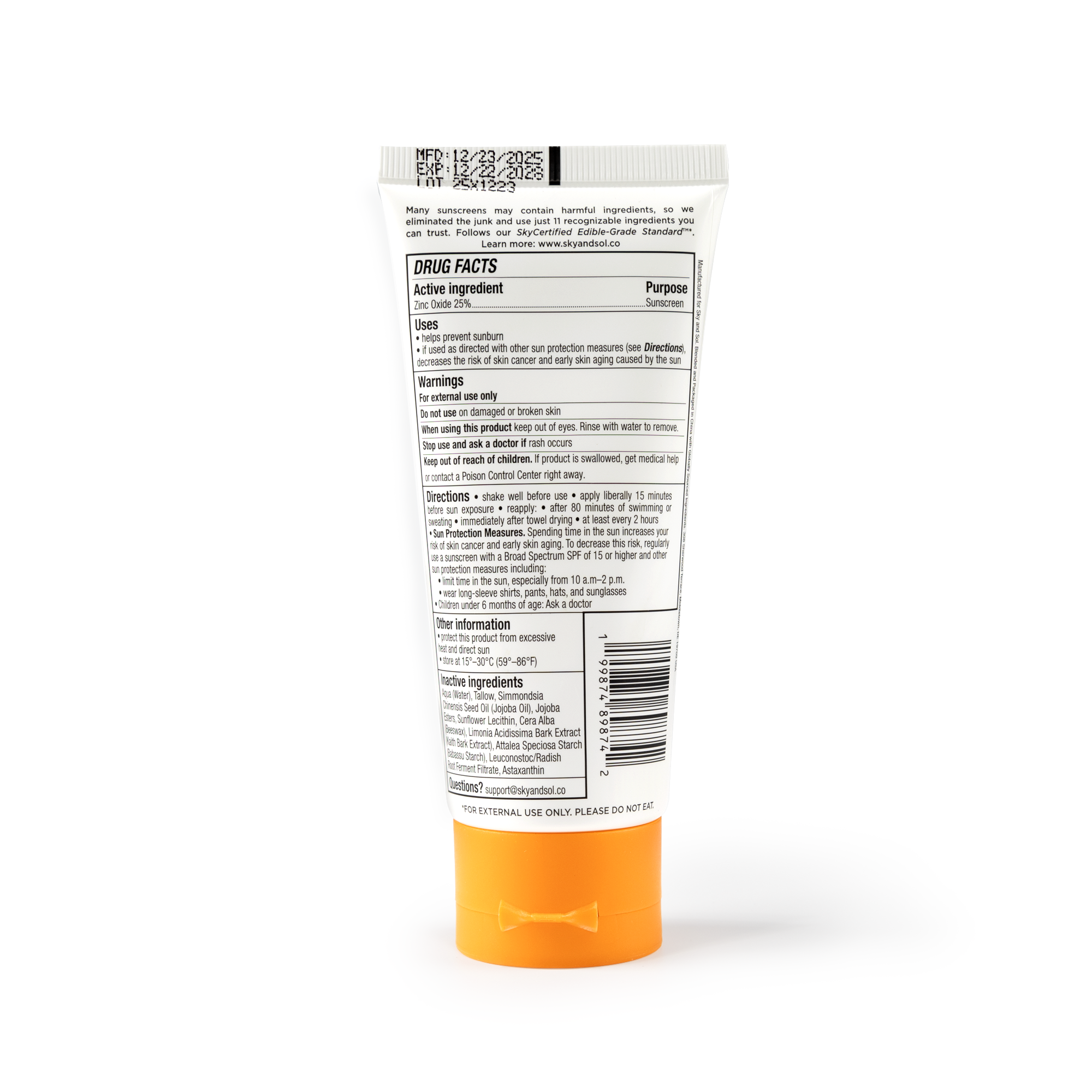 Kids and Babies Sunscreen | Sky and Sol
