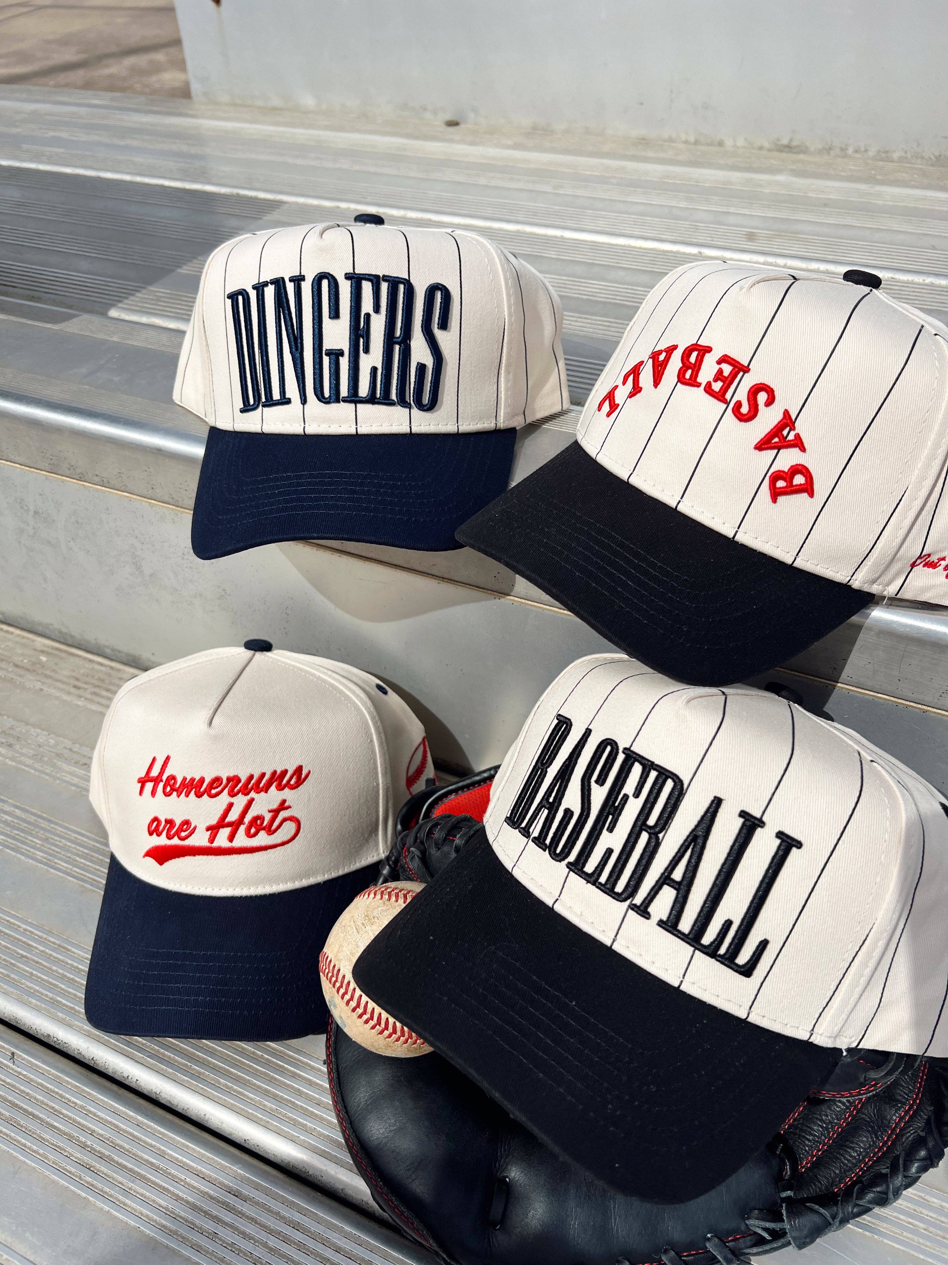 Dingers - Stripe Vintage Trucker Hat | Kenzkustomz