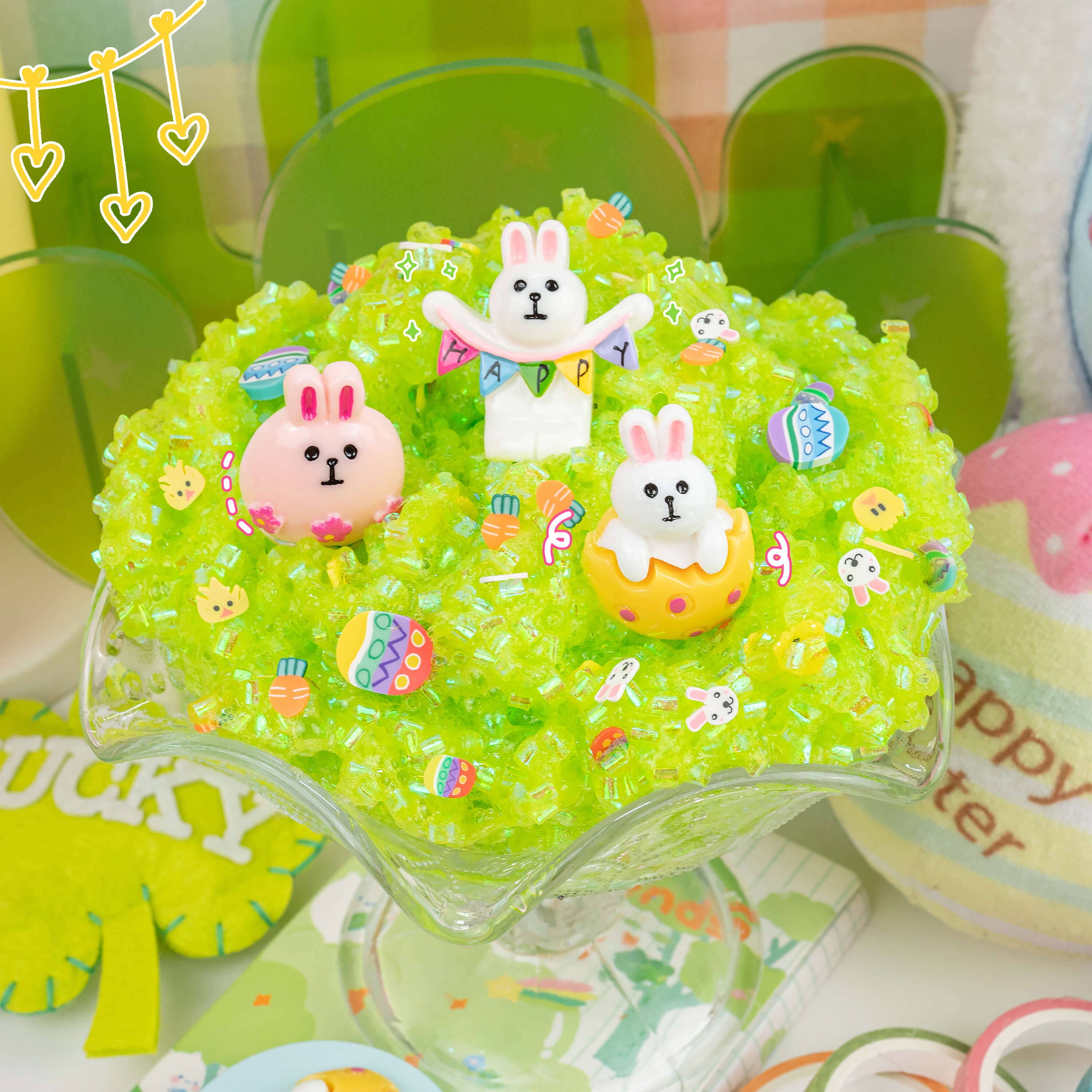 Eggstravaganza Bingsu Bead Signature Dome™ Slime | Kawaii Slime